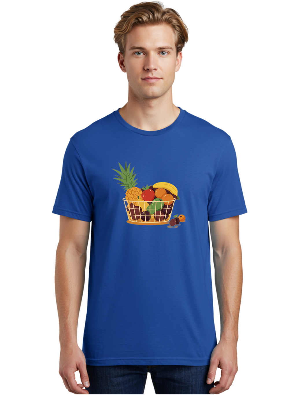 Fruit-Basket-11 Men'S Graphic Tee, 100% Cotton, Comfortable Casual Summer Wear, Machine Washable, Vintage Camera, Old Camera, Antique Camera, Black Camera, Classic Photography, Photography Equipment, Nostalgic Device, Film Camera, Camera Art Bai900