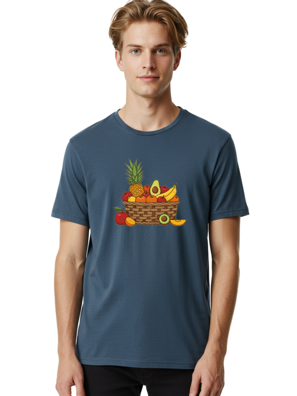 Fruit-Basket-12 Men'S Graphic Tee, 100% Cotton, Comfortable Casual Summer Wear, Machine Washable, Vintage Camera, Old Camera, Antique Camera, Black Camera, Classic Photography, Photography Equipment, Nostalgic Device, Film Camera, Camera Art Bai901