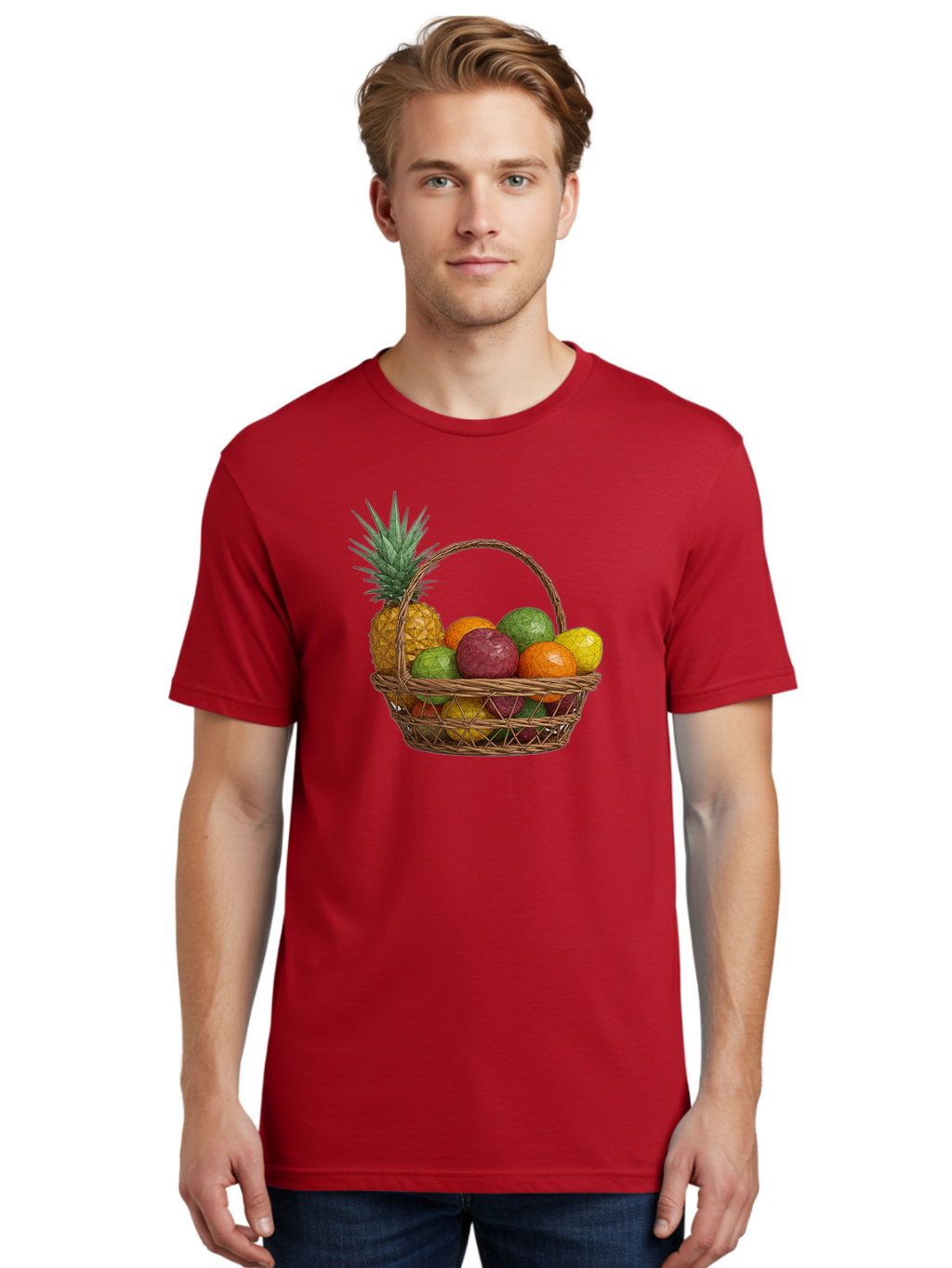 Fruit-Basket-14 Men'S Graphic Tee, 100% Cotton, Comfortable Casual Summer Wear, Machine Washable, Vintage Camera, Old Camera, Antique Camera, Black Camera, Classic Photography, Photography Equipment, Nostalgic Device, Film Camera, Camera Art Bai903