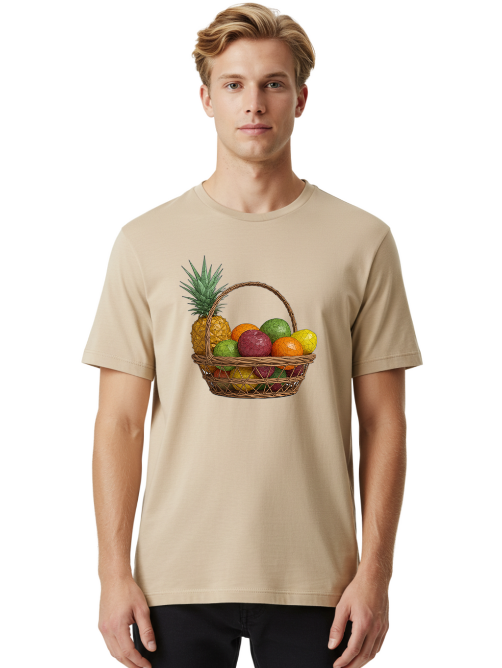 Fruit-Basket-14 Men'S Graphic Tee, 100% Cotton, Comfortable Casual Summer Wear, Machine Washable, Vintage Camera, Old Camera, Antique Camera, Black Camera, Classic Photography, Photography Equipment, Nostalgic Device, Film Camera, Camera Art Bai903