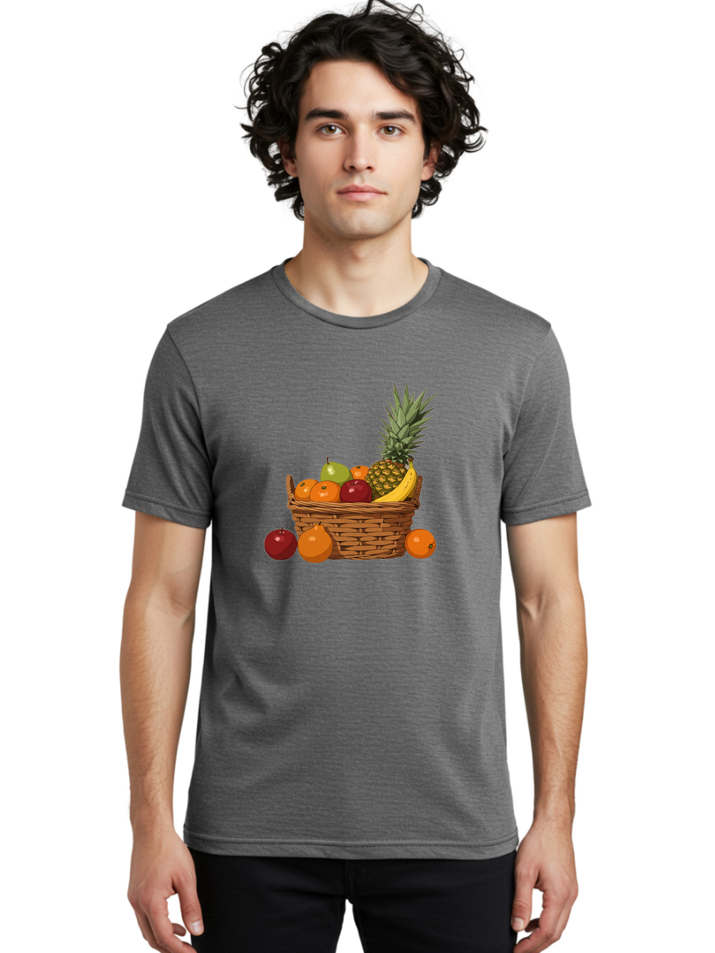 Fruit-Basket-16 Men'S Graphic Tee, 100% Cotton, Comfortable Casual Summer Wear, Machine Washable, Vintage Camera, Old Camera, Antique Camera, Black Camera, Classic Photography, Photography Equipment, Nostalgic Device, Film Camera, Camera Art Bai905