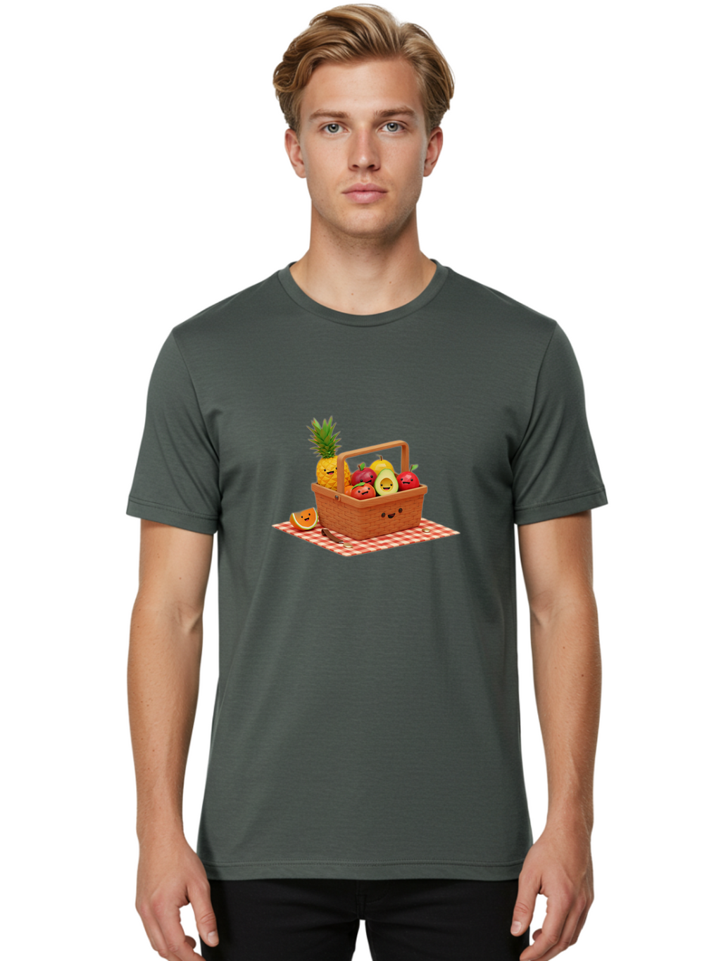 Fruit-Basket-18 Men'S Graphic Tee, 100% Cotton, Comfortable Casual Summer Wear, Machine Washable, Vintage Camera, Old Camera, Antique Camera, Black Camera, Classic Photography, Photography Equipment, Nostalgic Device, Film Camera, Camera Art Bai907