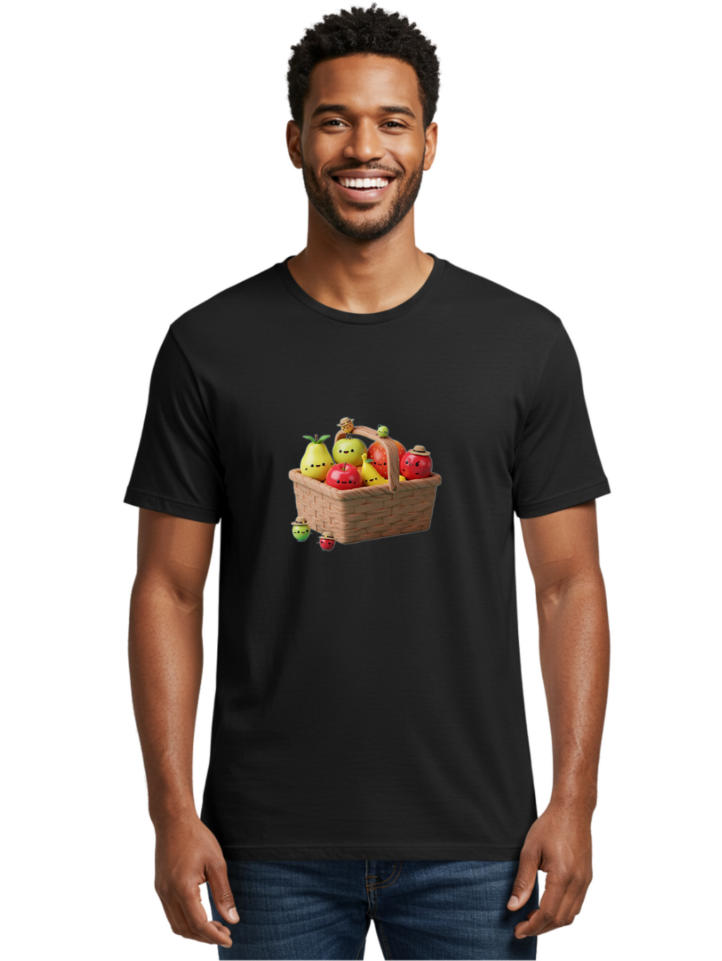Fruit-Basket-19 Men'S Graphic Tee, 100% Cotton, Comfortable Casual Summer Wear, Machine Washable, Vintage Camera, Old Camera, Antique Camera, Black Camera, Classic Photography, Photography Equipment, Nostalgic Device, Film Camera, Camera Art Bai908