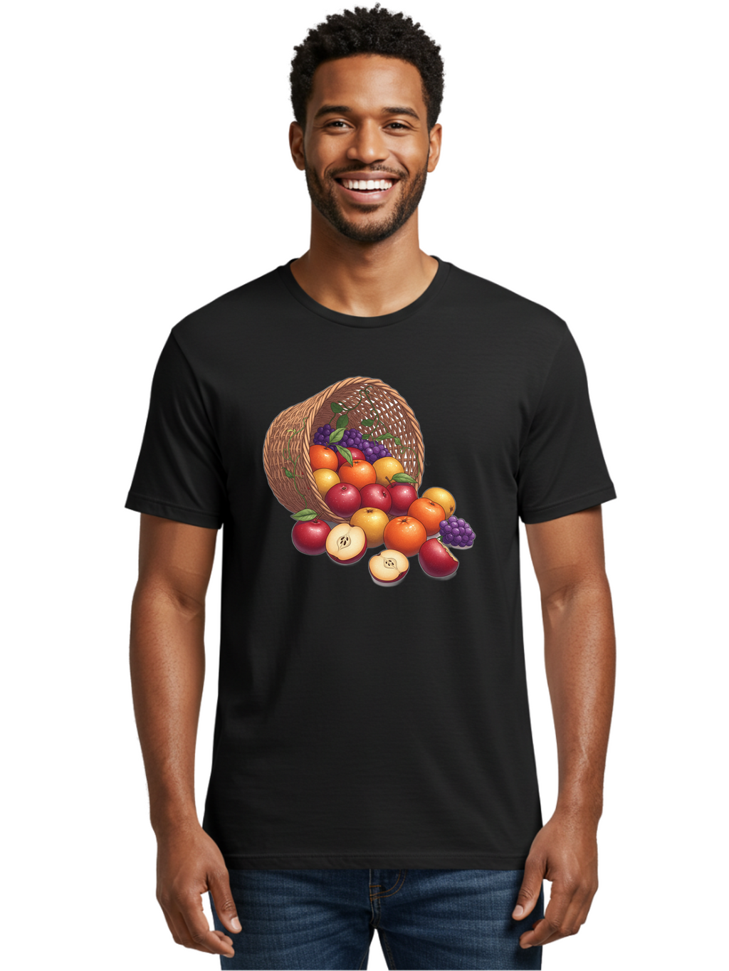Fruit-Basket-21 Men'S Graphic Tee, 100% Cotton, Comfortable Casual Summer Wear, Machine Washable, Vintage Camera, Old Camera, Antique Camera, Black Camera, Classic Photography, Photography Equipment, Nostalgic Device, Film Camera, Camera Art Bai911