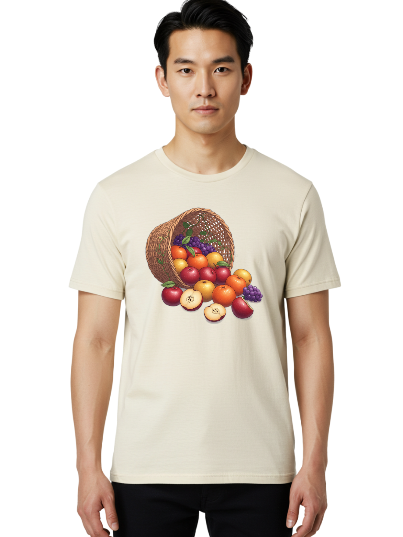 Fruit-Basket-21 Men'S Graphic Tee, 100% Cotton, Comfortable Casual Summer Wear, Machine Washable, Vintage Camera, Old Camera, Antique Camera, Black Camera, Classic Photography, Photography Equipment, Nostalgic Device, Film Camera, Camera Art Bai911