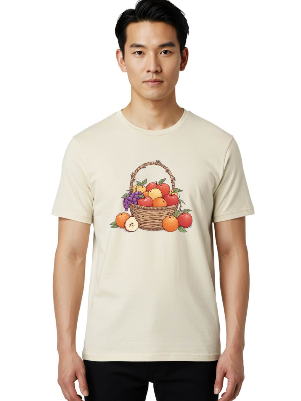 Fruit-Basket-22 Men'S Graphic Tee, 100% Cotton, Comfortable Casual Summer Wear, Machine Washable, Vintage Camera, Old Camera, Antique Camera, Black Camera, Classic Photography, Photography Equipment, Nostalgic Device, Film Camera, Camera Art Bai912