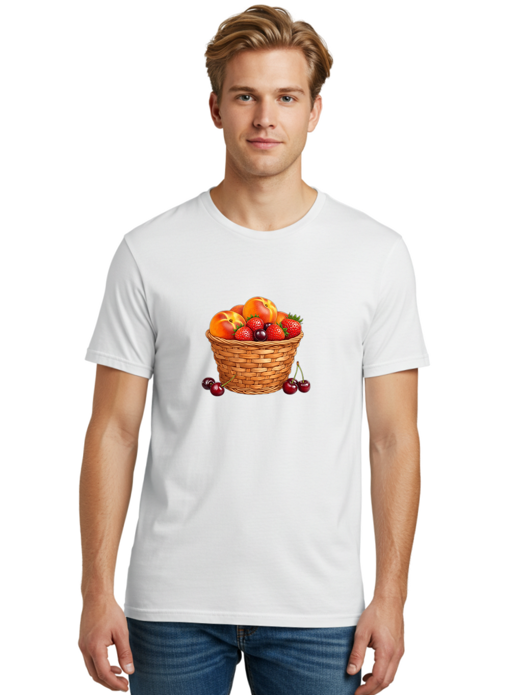 Fruit-Basket-25 Men'S Graphic Tee, 100% Cotton, Comfortable Casual Summer Wear, Machine Washable, Vintage Camera, Old Camera, Antique Camera, Black Camera, Classic Photography, Photography Equipment, Nostalgic Device, Film Camera, Camera Art Bai915