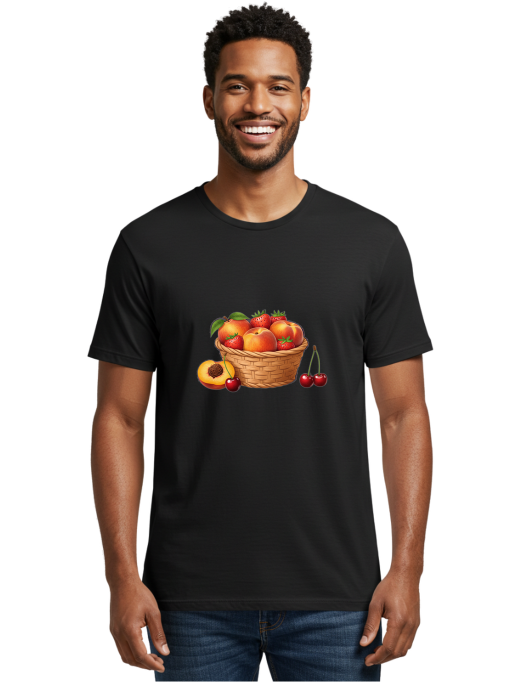 Fruit-Basket-27 Men'S Graphic Tee, 100% Cotton, Comfortable Casual Summer Wear, Machine Washable, Vintage Camera, Old Camera, Antique Camera, Black Camera, Classic Photography, Photography Equipment, Nostalgic Device, Film Camera, Camera Art Bai917