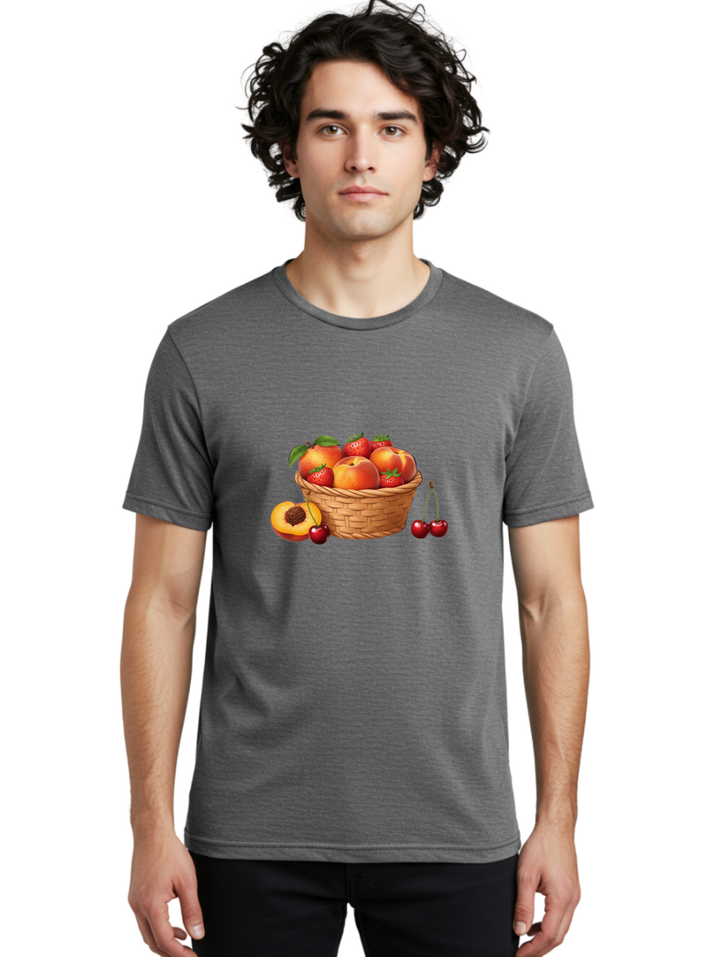 Fruit-Basket-27 Men'S Graphic Tee, 100% Cotton, Comfortable Casual Summer Wear, Machine Washable, Vintage Camera, Old Camera, Antique Camera, Black Camera, Classic Photography, Photography Equipment, Nostalgic Device, Film Camera, Camera Art Bai917