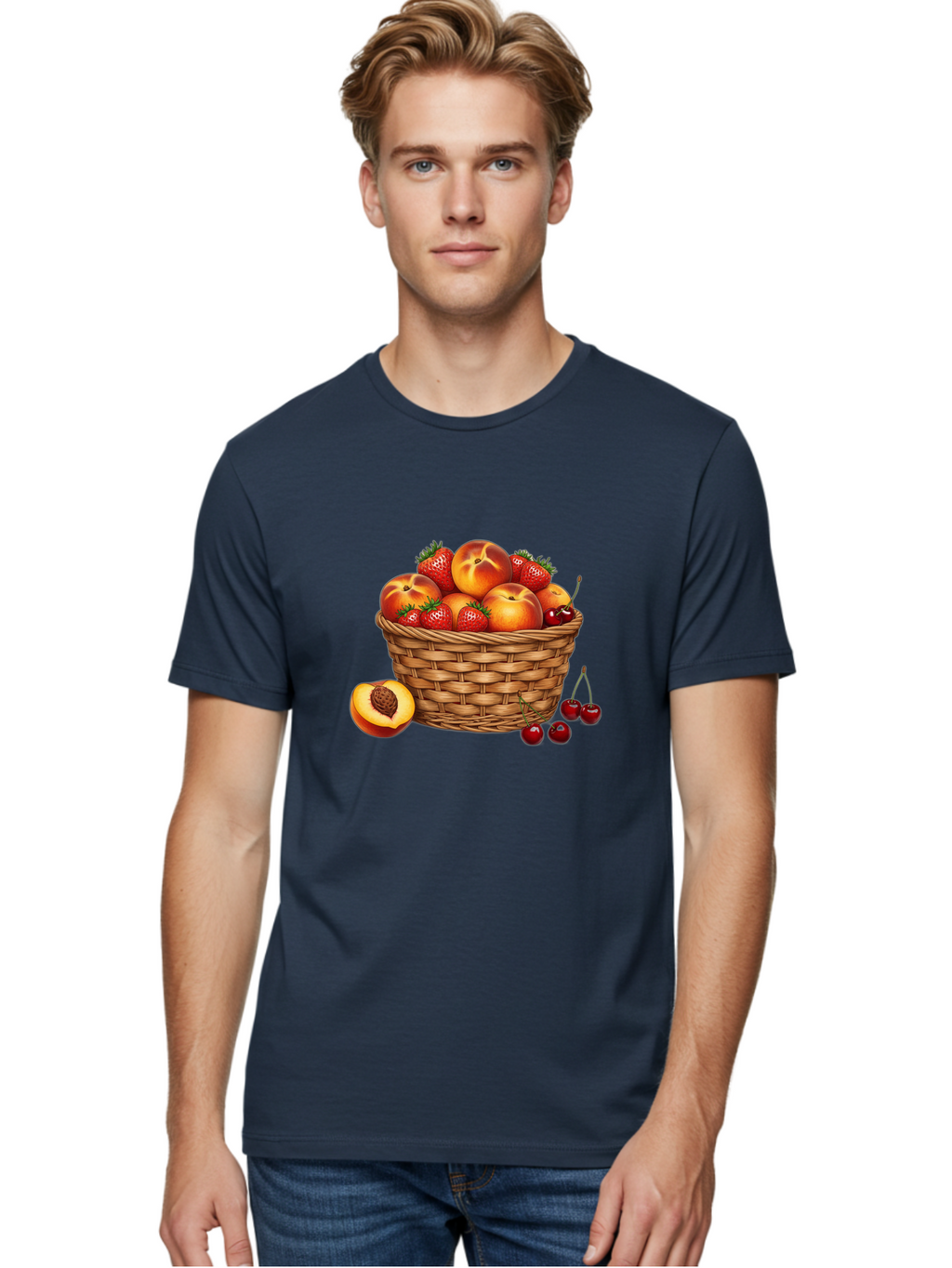 Fruit-Basket-28 Men'S Graphic Tee, 100% Cotton, Comfortable Casual Summer Wear, Machine Washable, Vintage Camera, Old Camera, Antique Camera, Black Camera, Classic Photography, Photography Equipment, Nostalgic Device, Film Camera, Camera Art Bai918