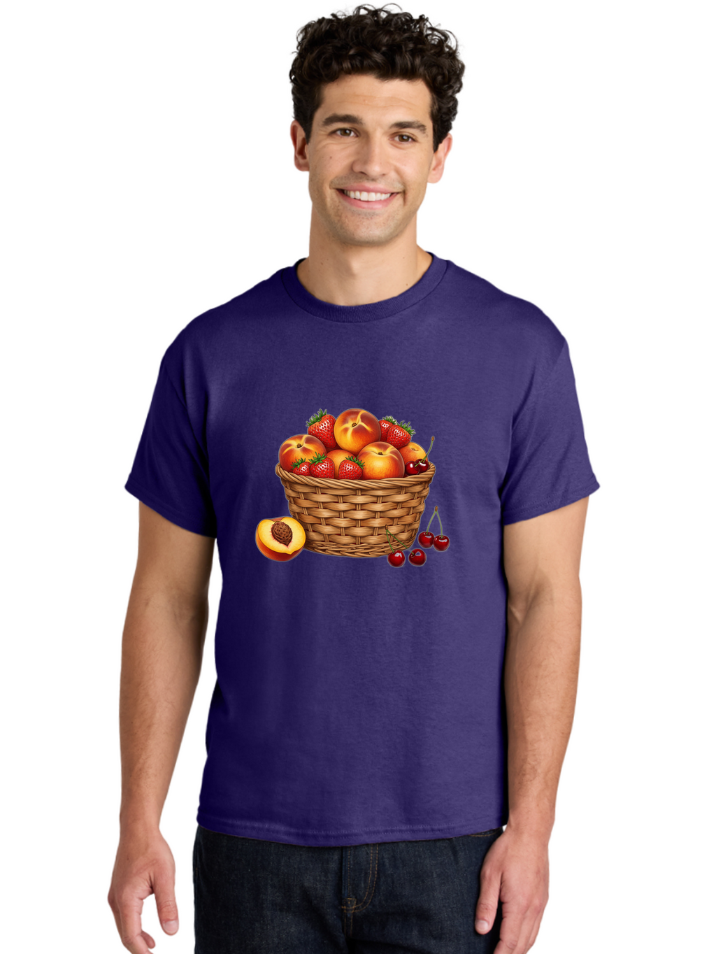 Fruit-Basket-28 Men'S Graphic Tee, 100% Cotton, Comfortable Casual Summer Wear, Machine Washable, Vintage Camera, Old Camera, Antique Camera, Black Camera, Classic Photography, Photography Equipment, Nostalgic Device, Film Camera, Camera Art Bai918