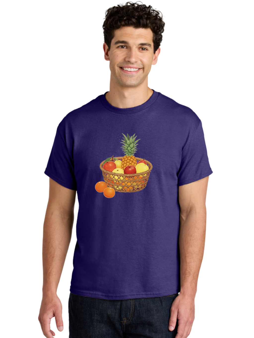 Fruit-Basket-3 Men'S Graphic Tee, 100% Cotton, Comfortable Casual Summer Wear, Machine Washable, Vintage Camera, Old Camera, Antique Camera, Black Camera, Classic Photography, Photography Equipment, Nostalgic Device, Film Camera, Camera Art Bai920