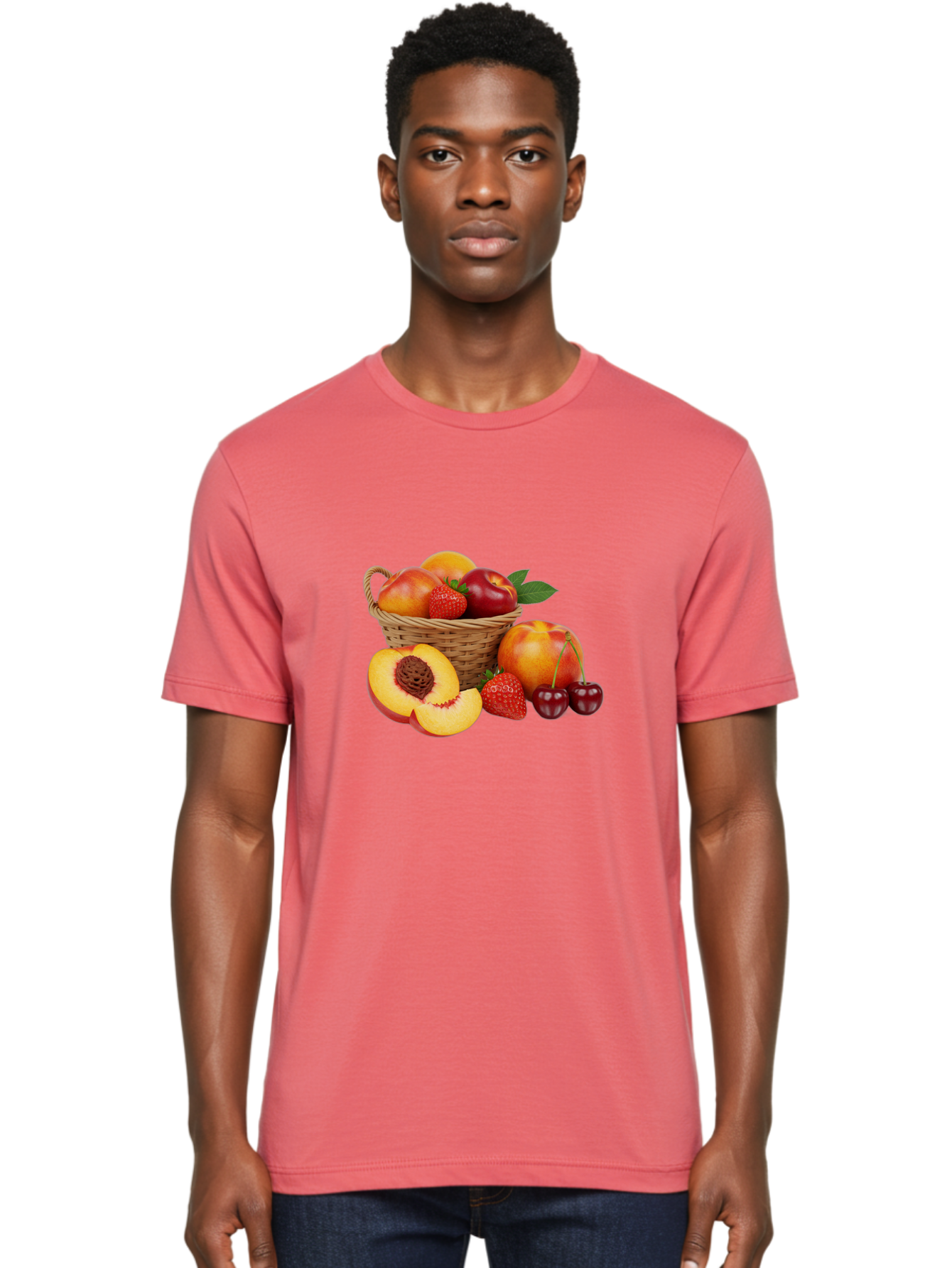 Fruit-Basket-30 Men'S Graphic Tee, 100% Cotton, Comfortable Casual Summer Wear, Machine Washable, Vintage Camera, Old Camera, Antique Camera, Black Camera, Classic Photography, Photography Equipment, Nostalgic Device, Film Camera, Camera Art Bai921
