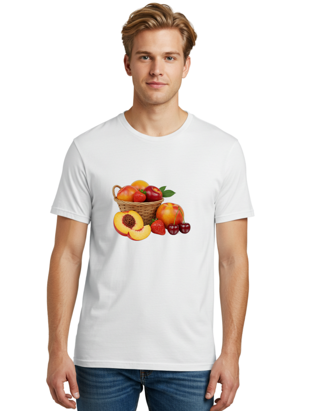 Fruit-Basket-30 Men'S Graphic Tee, 100% Cotton, Comfortable Casual Summer Wear, Machine Washable, Vintage Camera, Old Camera, Antique Camera, Black Camera, Classic Photography, Photography Equipment, Nostalgic Device, Film Camera, Camera Art Bai921