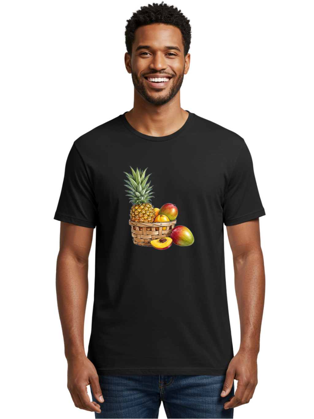 Fruit-Basket-33 Men'S Graphic Tee, 100% Cotton, Comfortable Casual Summer Wear, Machine Washable, Vintage Camera, Old Camera, Antique Camera, Black Camera, Classic Photography, Photography Equipment, Nostalgic Device, Film Camera, Camera Art Bai924