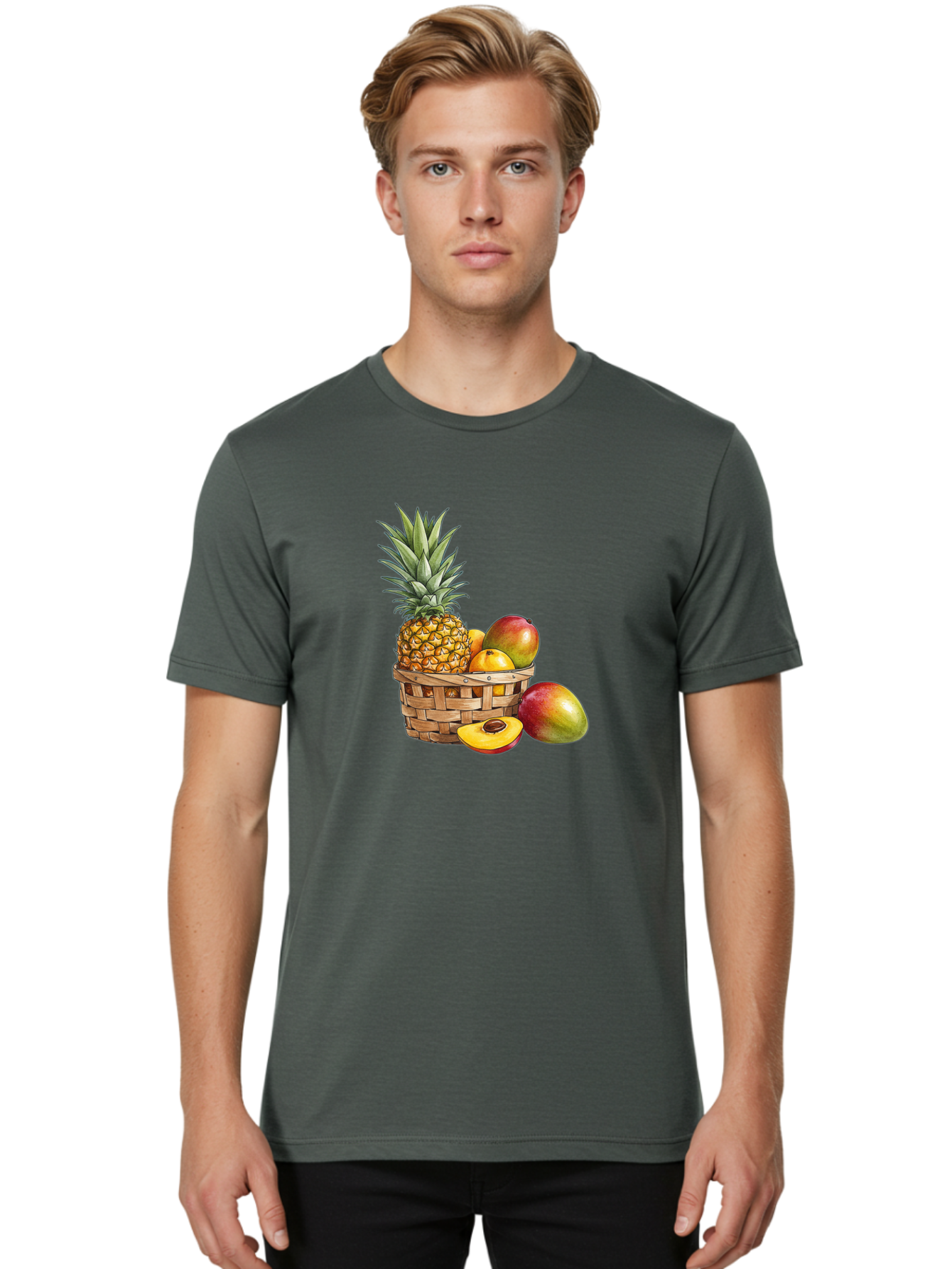Fruit-Basket-33 Men'S Graphic Tee, 100% Cotton, Comfortable Casual Summer Wear, Machine Washable, Vintage Camera, Old Camera, Antique Camera, Black Camera, Classic Photography, Photography Equipment, Nostalgic Device, Film Camera, Camera Art Bai924