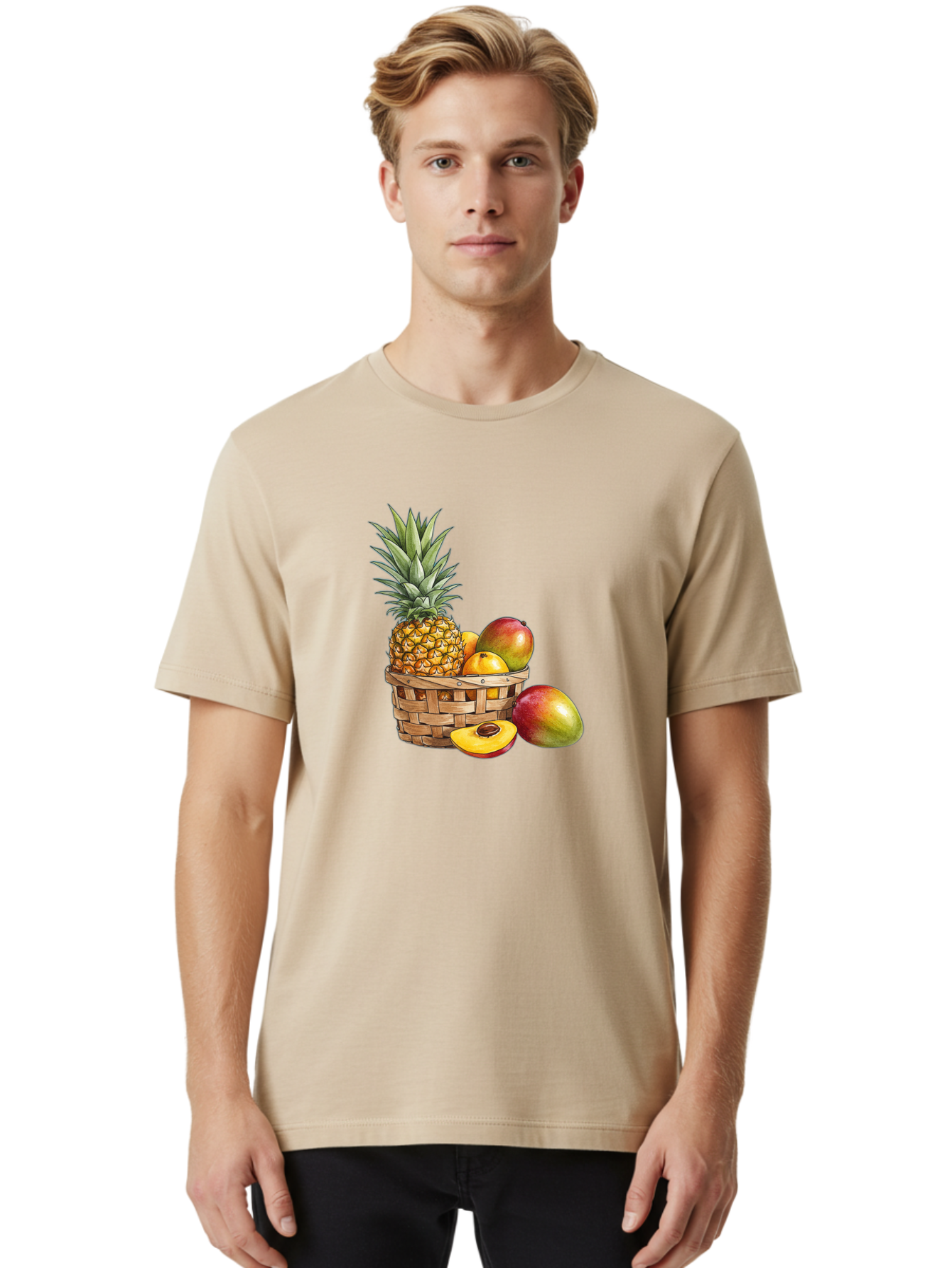 Fruit-Basket-33 Men'S Graphic Tee, 100% Cotton, Comfortable Casual Summer Wear, Machine Washable, Vintage Camera, Old Camera, Antique Camera, Black Camera, Classic Photography, Photography Equipment, Nostalgic Device, Film Camera, Camera Art Bai924