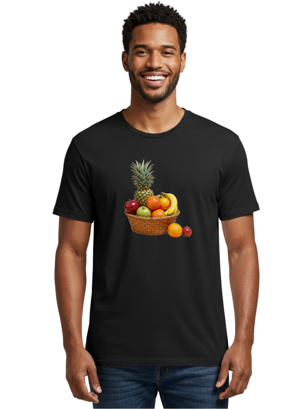 Fruit-Basket-7 Men'S Graphic Tee, 100% Cotton, Comfortable Casual Summer Wear, Machine Washable, Vintage Camera, Old Camera, Antique Camera, Black Camera, Classic Photography, Photography Equipment, Nostalgic Device, Film Camera, Camera Art Bai928