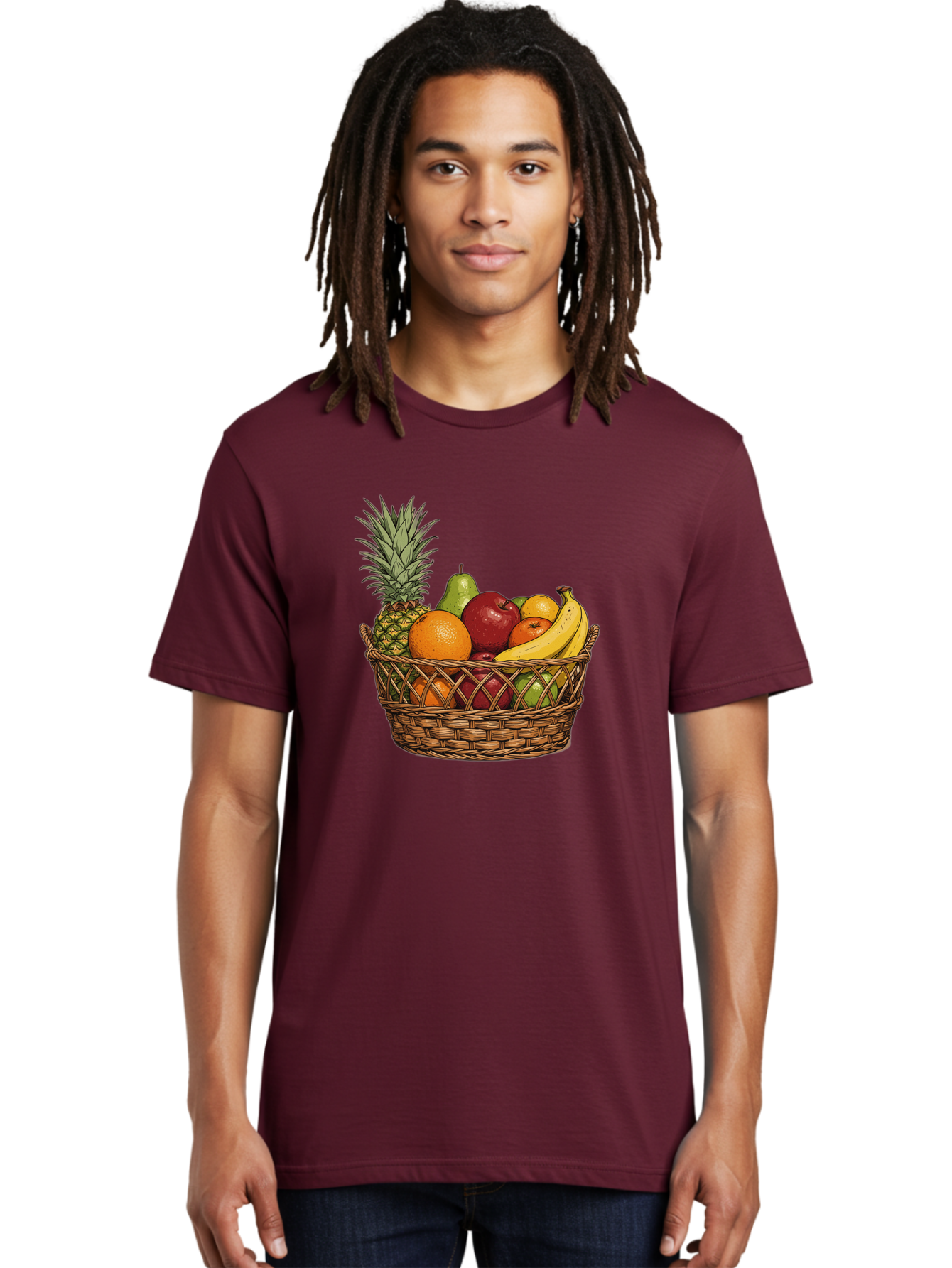 Fruit-Basket-8 Men'S Graphic Tee, 100% Cotton, Comfortable Casual Summer Wear, Machine Washable, Vintage Camera, Old Camera, Antique Camera, Black Camera, Classic Photography, Photography Equipment, Nostalgic Device, Film Camera, Camera Art Bai929
