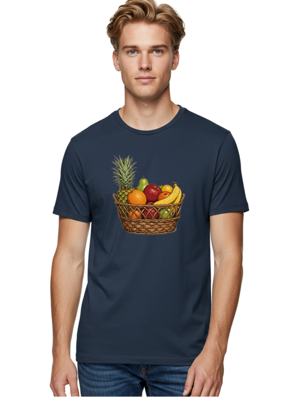 Fruit-Basket-8 Men'S Graphic Tee, 100% Cotton, Comfortable Casual Summer Wear, Machine Washable, Vintage Camera, Old Camera, Antique Camera, Black Camera, Classic Photography, Photography Equipment, Nostalgic Device, Film Camera, Camera Art Bai929