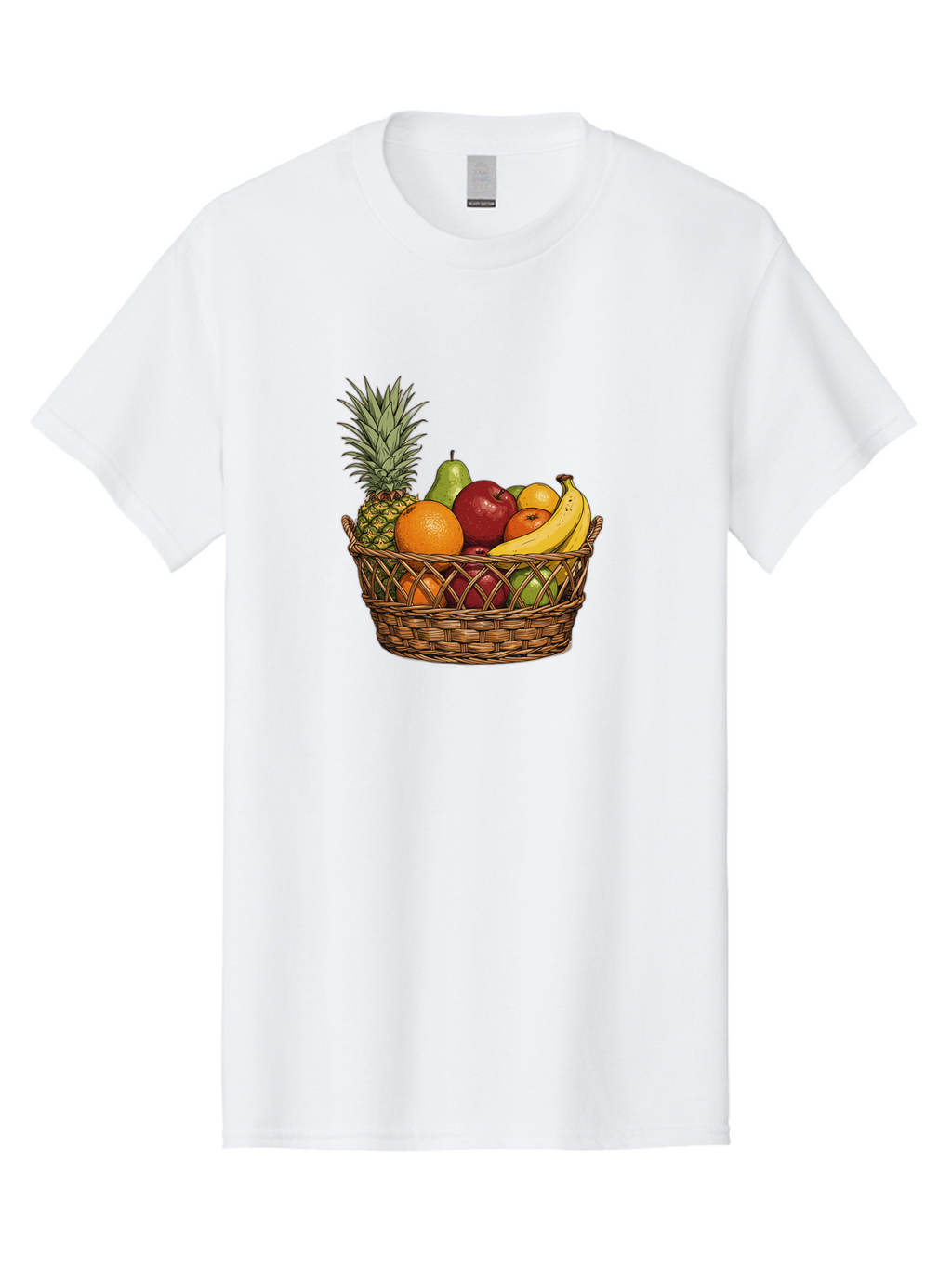 Fruit-Basket-8 Men'S Graphic Tee, 100% Cotton, Comfortable Casual Summer Wear, Machine Washable, Vintage Camera, Old Camera, Antique Camera, Black Camera, Classic Photography, Photography Equipment, Nostalgic Device, Film Camera, Camera Art Bai929