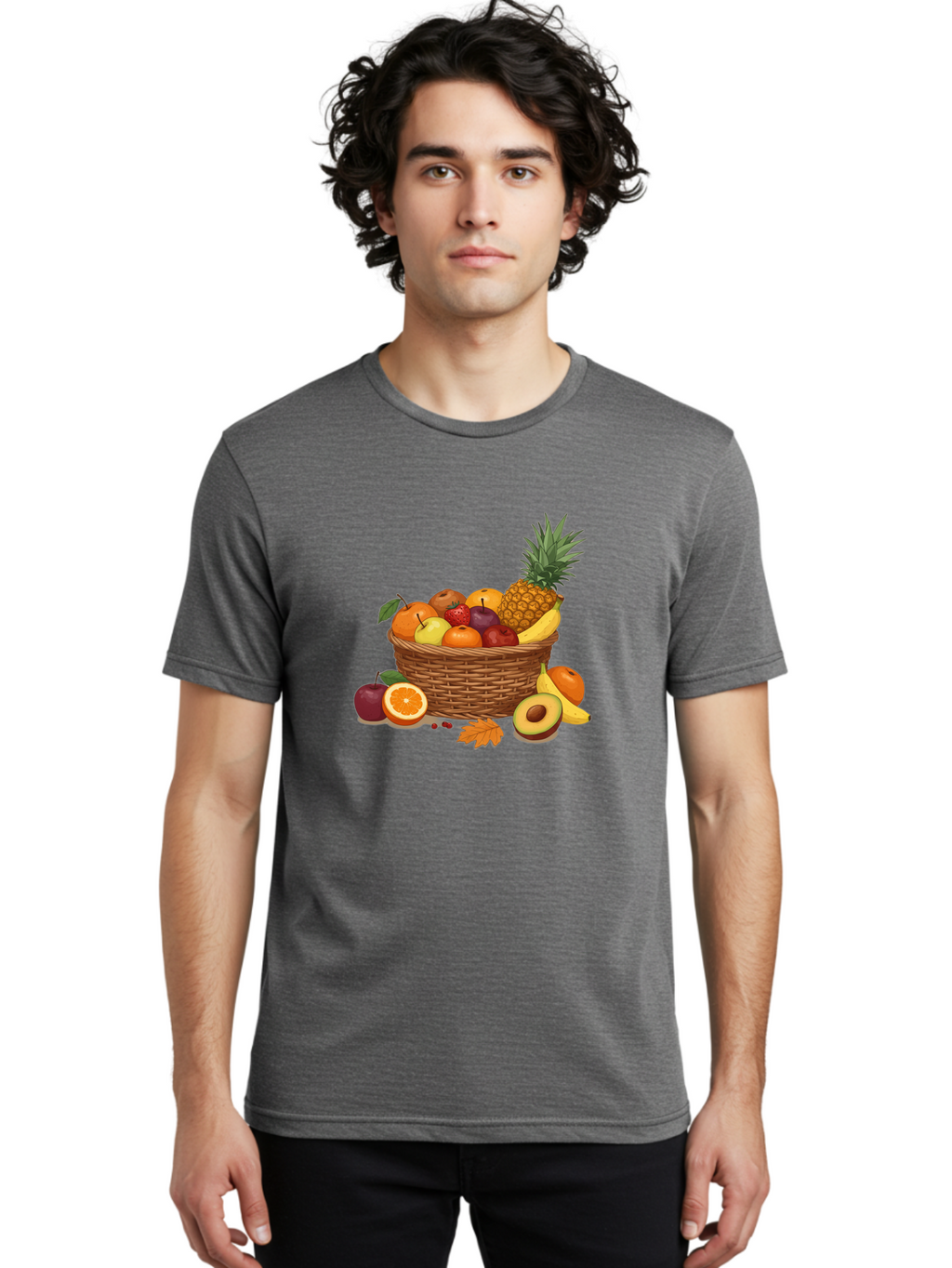 Fruit-Basket-9 Men'S Graphic Tee, 100% Cotton, Comfortable Casual Summer Wear, Machine Washable, Vintage Camera, Old Camera, Antique Camera, Black Camera, Classic Photography, Photography Equipment, Nostalgic Device, Film Camera, Camera Art Bai930