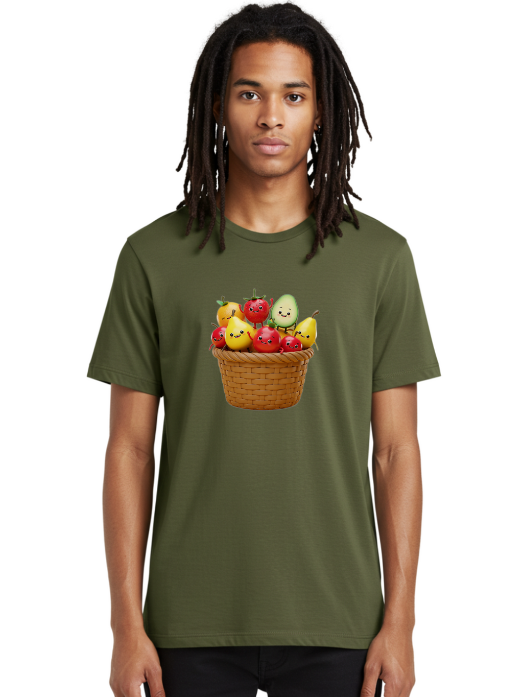 Fruit-Characters-Basket Men'S Graphic Tee, 100% Cotton, Comfortable Casual Summer Wear, Machine Washable, Vintage Camera, Old Camera, Antique Camera, Black Camera, Classic Photography, Photography Equipment, Nostalgic Device, Film Camera, Bai932