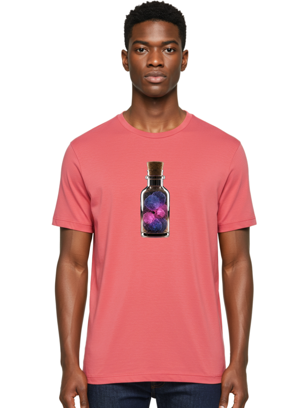 Galactic-Orbs-In-Bottle Men'S Graphic Tee, 100% Cotton, Comfortable Casual Summer Wear, Machine Washable, Vintage Camera, Old Camera, Antique Camera, Black Camera, Classic Photography, Photography Equipment, Nostalgic Device, Film Camera, Bai936