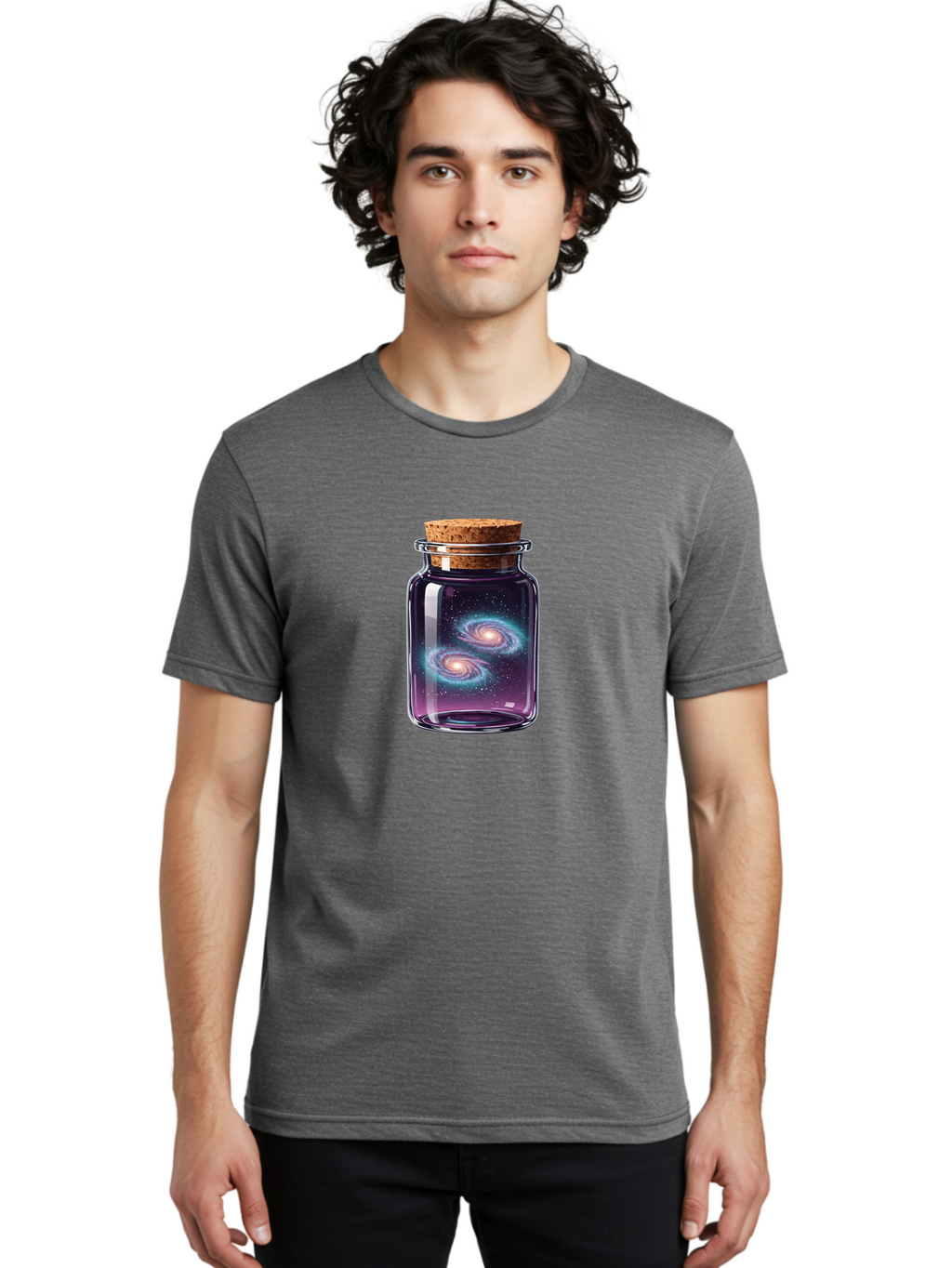 Galaxies-In-Jar Men'S Graphic Tee, 100% Cotton, Comfortable Casual Summer Wear, Machine Washable, Vintage Camera, Old Camera, Antique Camera, Black Camera, Classic Photography, Photography Equipment, Nostalgic Device, Film Camera, Camera Art Bai938