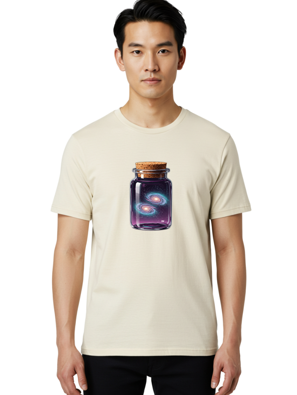 Galaxies-In-Jar Men'S Graphic Tee, 100% Cotton, Comfortable Casual Summer Wear, Machine Washable, Vintage Camera, Old Camera, Antique Camera, Black Camera, Classic Photography, Photography Equipment, Nostalgic Device, Film Camera, Camera Art Bai938