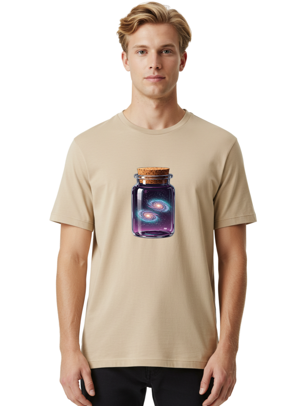 Galaxies-In-Jar Men'S Graphic Tee, 100% Cotton, Comfortable Casual Summer Wear, Machine Washable, Vintage Camera, Old Camera, Antique Camera, Black Camera, Classic Photography, Photography Equipment, Nostalgic Device, Film Camera, Camera Art Bai938