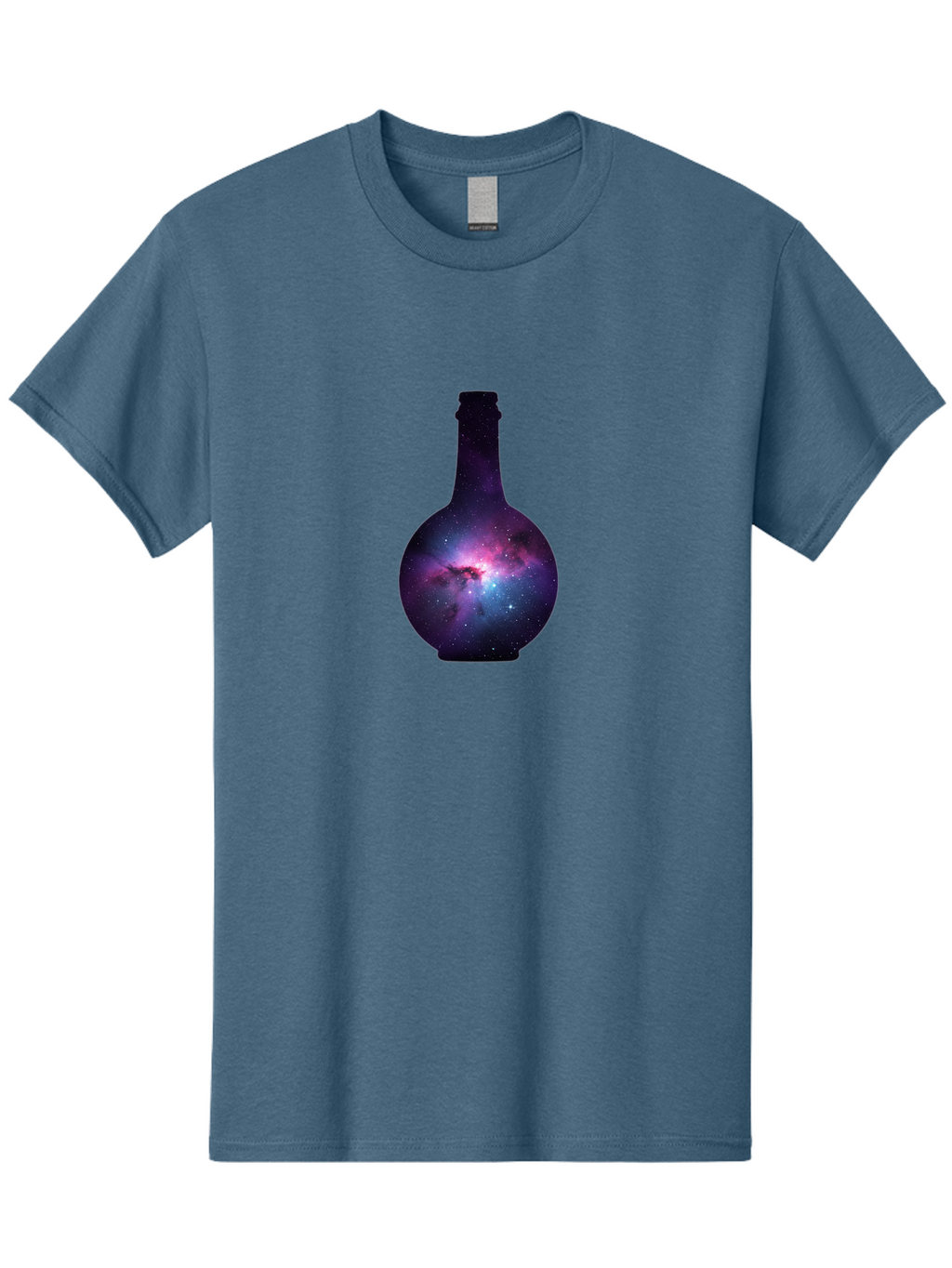 Galaxy-Bottle-11 Men'S Graphic Tee, 100% Cotton, Comfortable Casual Summer Wear, Machine Washable, Vintage Camera, Old Camera, Antique Camera, Black Camera, Classic Photography, Photography Equipment, Nostalgic Device, Film Camera, Camera Art Bai941