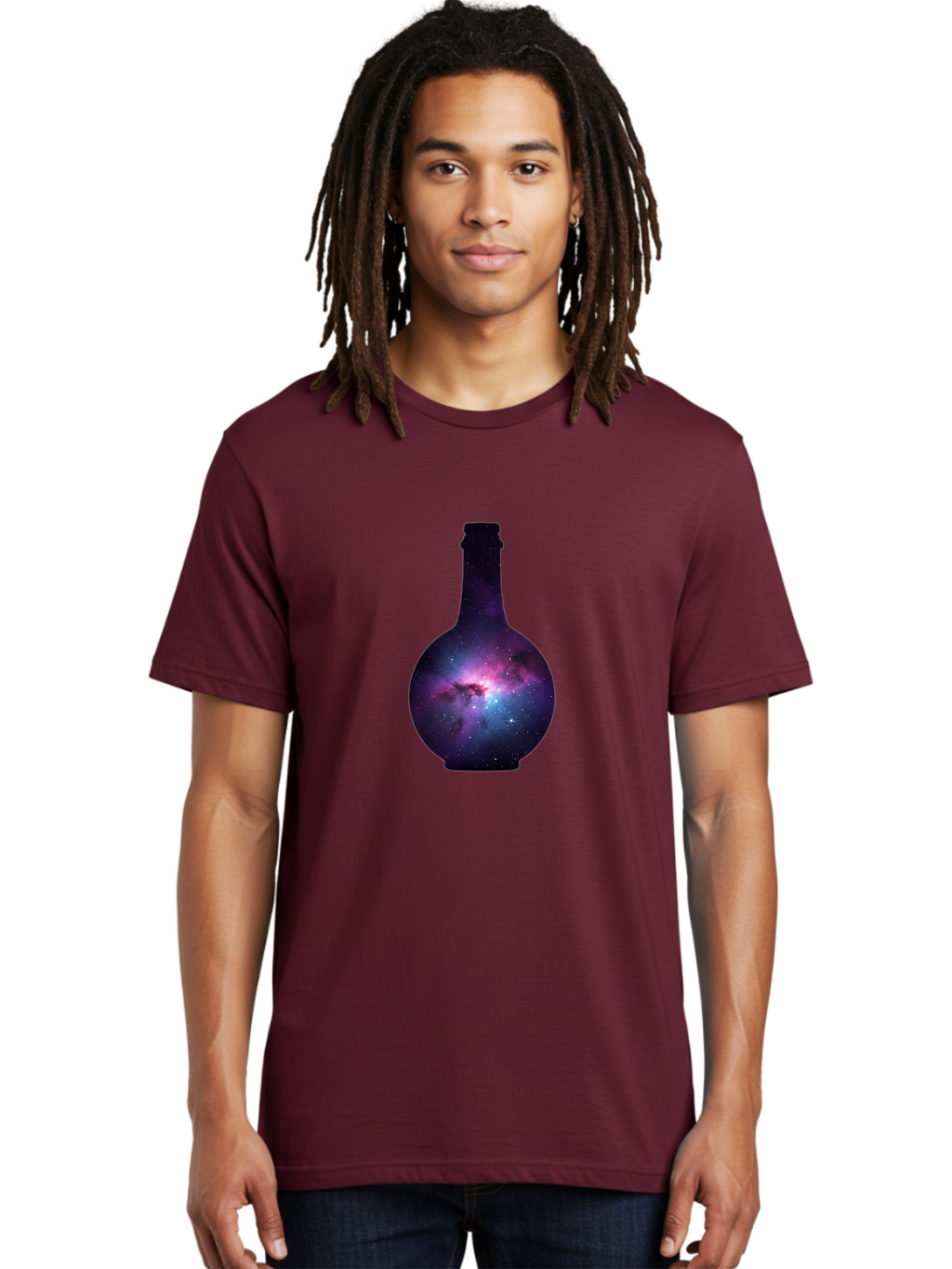 Galaxy-Bottle-11 Men'S Graphic Tee, 100% Cotton, Comfortable Casual Summer Wear, Machine Washable, Vintage Camera, Old Camera, Antique Camera, Black Camera, Classic Photography, Photography Equipment, Nostalgic Device, Film Camera, Camera Art Bai941
