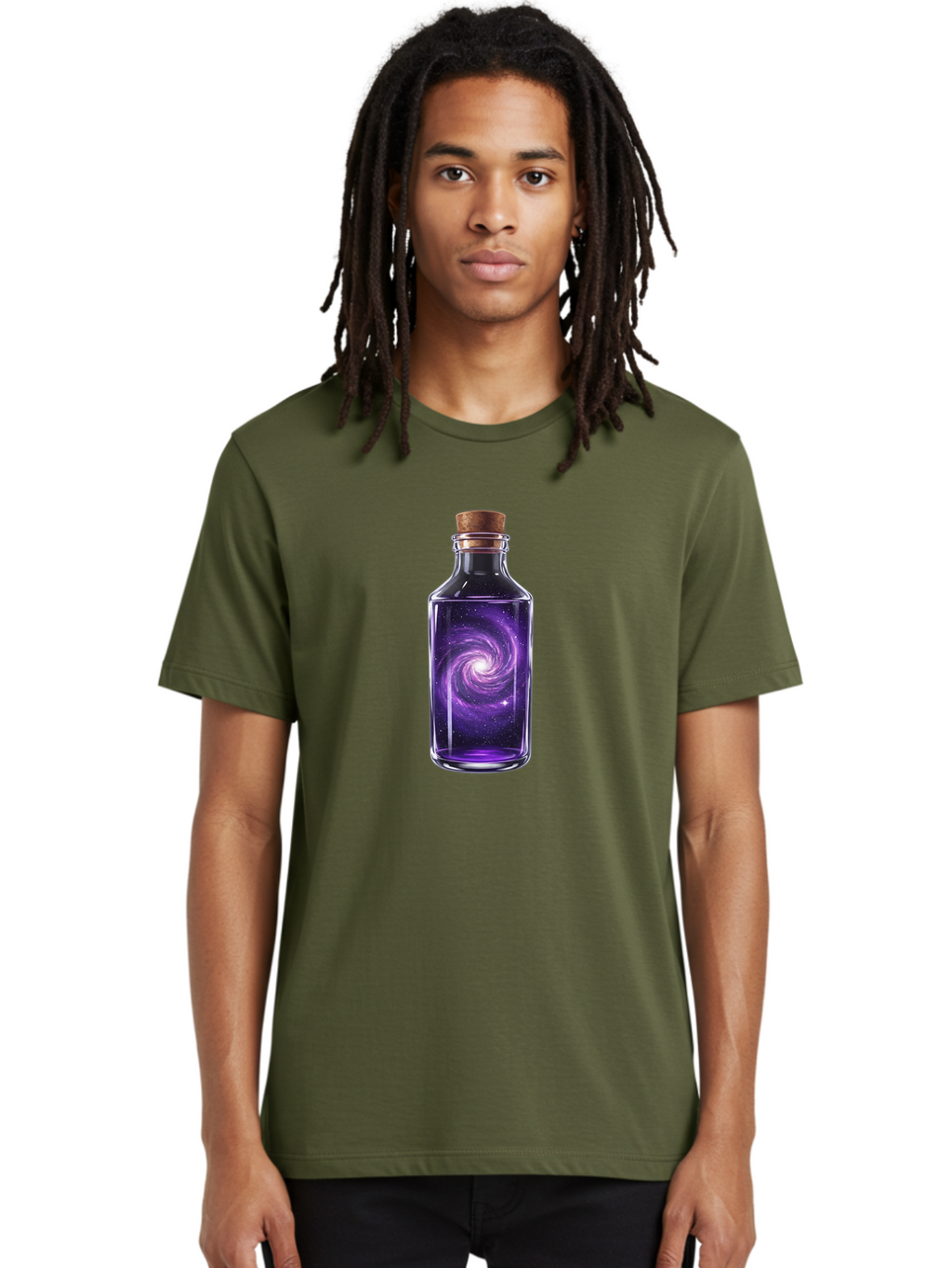 Galaxy-Bottle-15 Men'S Graphic Tee, 100% Cotton, Comfortable Casual Summer Wear, Machine Washable, Vintage Camera, Old Camera, Antique Camera, Black Camera, Classic Photography, Photography Equipment, Nostalgic Device, Film Camera, Camera Art Bai945