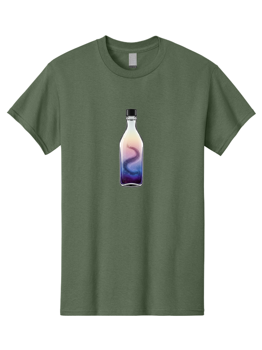 Galaxy-Bottle-16 Men'S Graphic Tee, 100% Cotton, Comfortable Casual Summer Wear, Machine Washable, Vintage Camera, Old Camera, Antique Camera, Black Camera, Classic Photography, Photography Equipment, Nostalgic Device, Film Camera, Camera Art Bai946