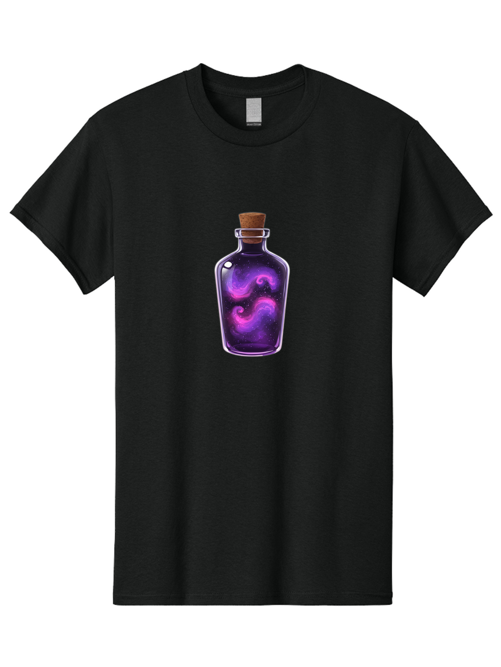 Galaxy-Bottle Men'S Graphic Tee, 100% Cotton, Comfortable Casual Summer Wear, Machine Washable, Vintage Camera, Old Camera, Antique Camera, Black Camera, Classic Photography, Photography Equipment, Nostalgic Device, Film Camera, Camera Art Bai960