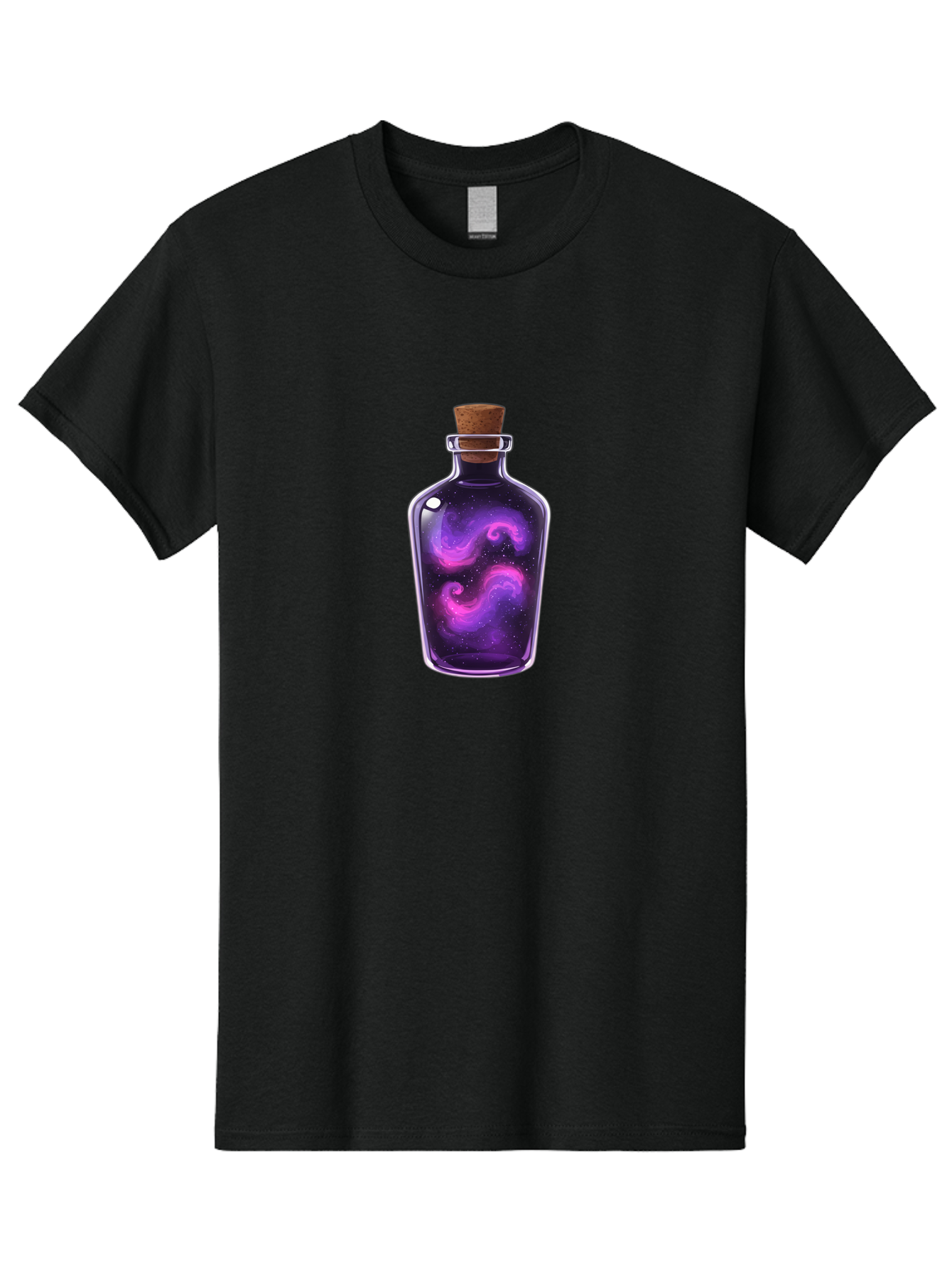 Galaxy-Bottle Men'S Graphic Tee, 100% Cotton, Comfortable Casual Summer Wear, Machine Washable, Vintage Camera, Old Camera, Antique Camera, Black Camera, Classic Photography, Photography Equipment, Nostalgic Device, Film Camera, Camera Art Bai960