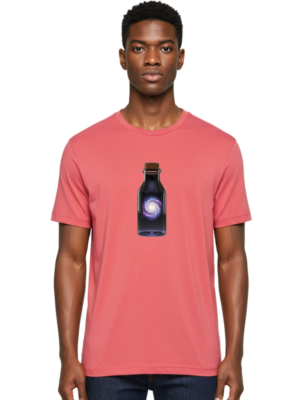 Galaxy-In-A-Bottle-12 Men'S Graphic Tee, 100% Cotton, Comfortable Casual Summer Wear, Machine Washable, Vintage Camera, Old Camera, Antique Camera, Black Camera, Classic Photography, Photography Equipment, Nostalgic Device, Film Camera, Bai966