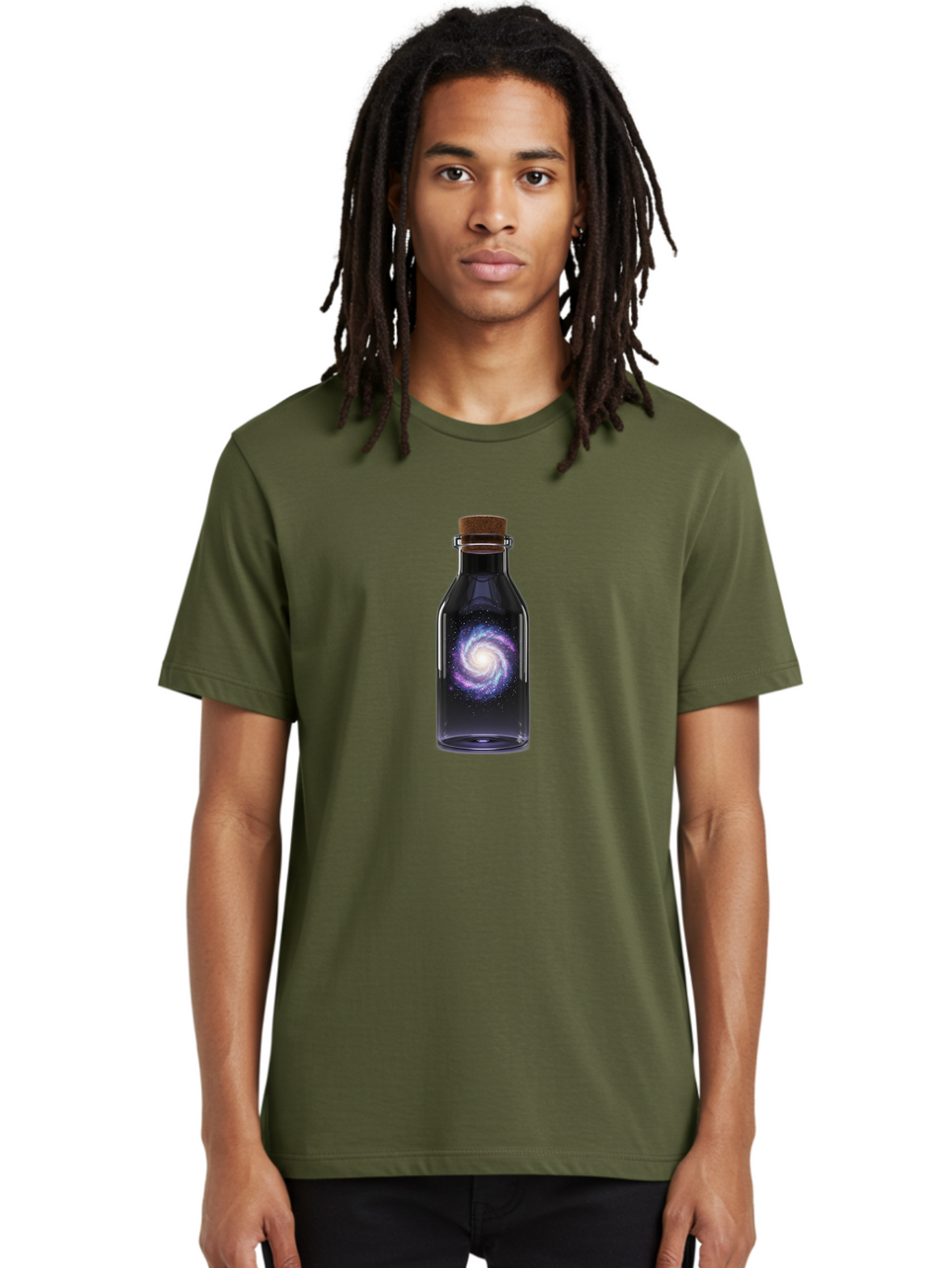 Galaxy-In-A-Bottle-12 Men'S Graphic Tee, 100% Cotton, Comfortable Casual Summer Wear, Machine Washable, Vintage Camera, Old Camera, Antique Camera, Black Camera, Classic Photography, Photography Equipment, Nostalgic Device, Film Camera, Bai966