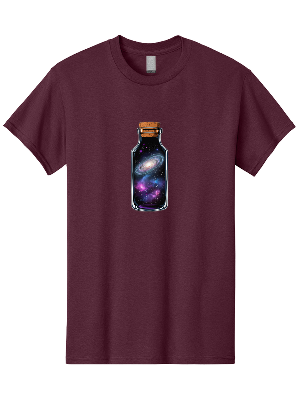 Galaxy-In-A-Bottle-2 Men'S Graphic Tee, 100% Cotton, Comfortable Casual Summer Wear, Machine Washable, Vintage Camera, Old Camera, Antique Camera, Black Camera, Classic Photography, Photography Equipment, Nostalgic Device, Film Camera, Bai974