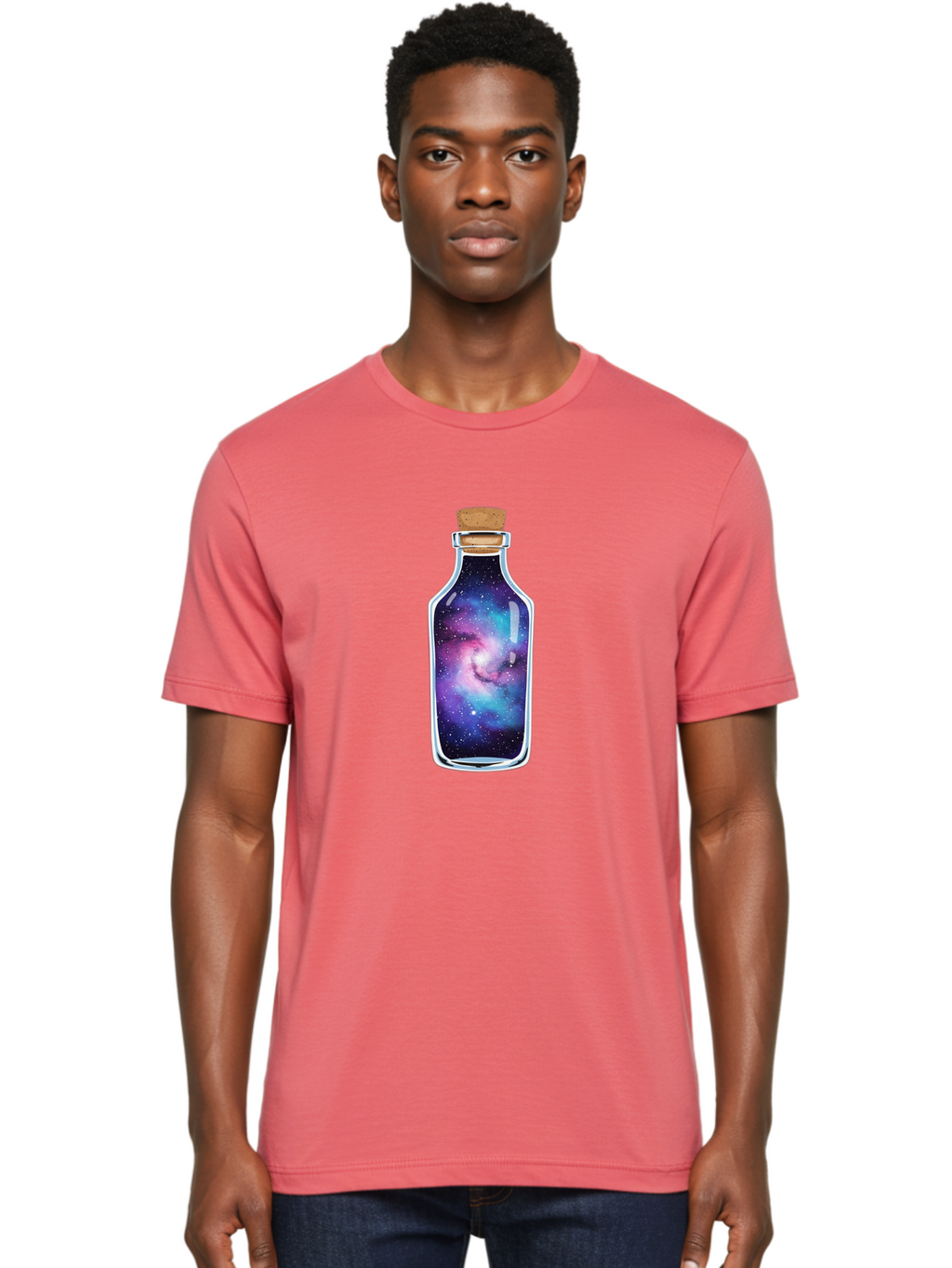 Galaxy-In-A-Bottle-26 Men'S Graphic Tee, 100% Cotton, Comfortable Casual Summer Wear, Machine Washable, Vintage Camera, Old Camera, Antique Camera, Black Camera, Classic Photography, Photography Equipment, Nostalgic Device, Film Camera, Bai981