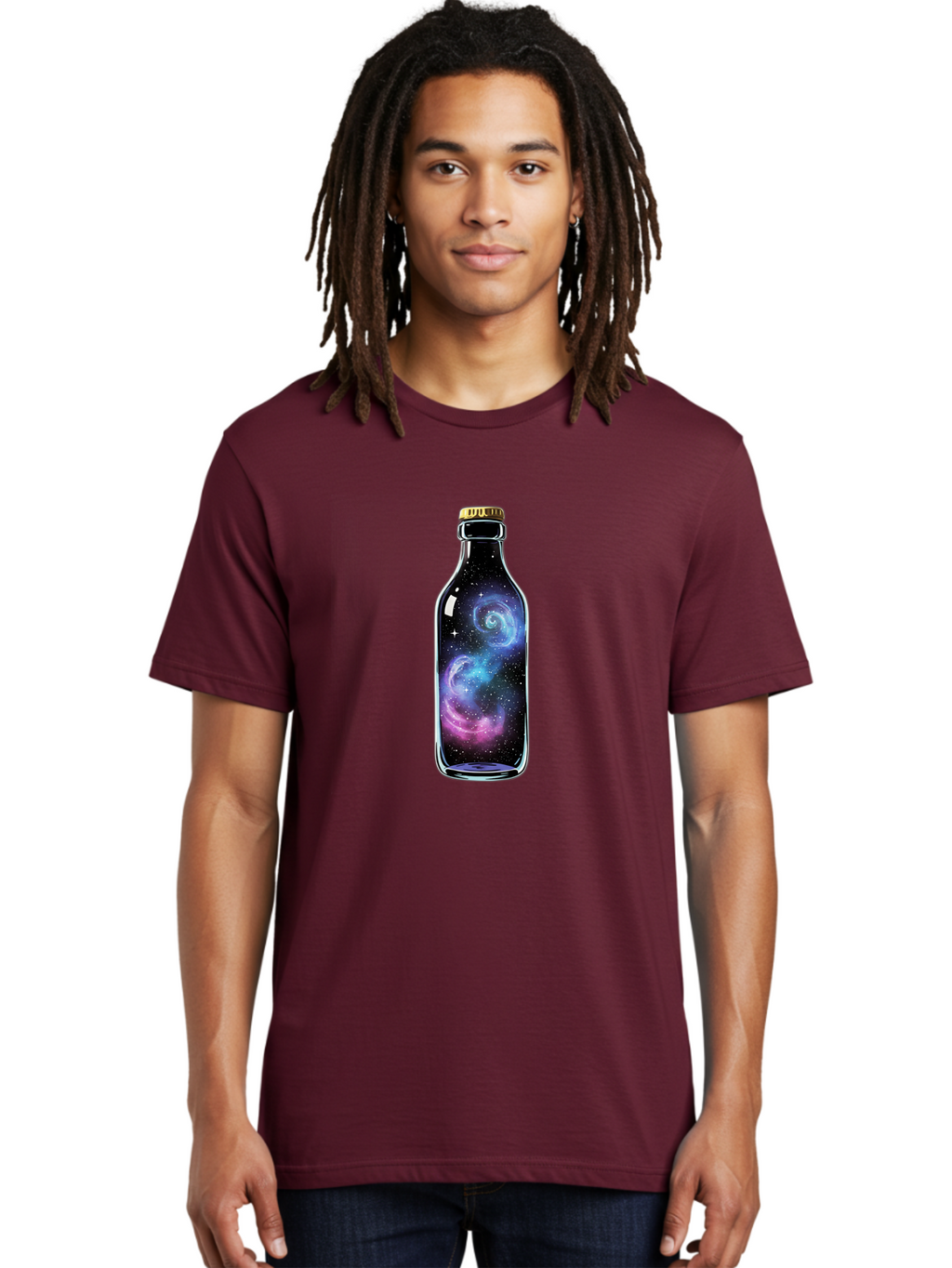 Galaxy-In-A-Bottle-28 Men'S Graphic Tee, 100% Cotton, Comfortable Casual Summer Wear, Machine Washable, Vintage Camera, Old Camera, Antique Camera, Black Camera, Classic Photography, Photography Equipment, Nostalgic Device, Film Camera, Bai983