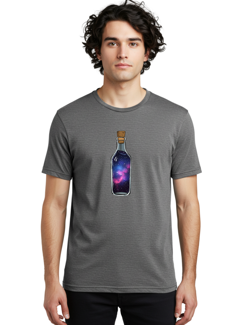 Galaxy-In-A-Bottle-29 Men'S Graphic Tee, 100% Cotton, Comfortable Casual Summer Wear, Machine Washable, Vintage Camera, Old Camera, Antique Camera, Black Camera, Classic Photography, Photography Equipment, Nostalgic Device, Film Camera, Bai984
