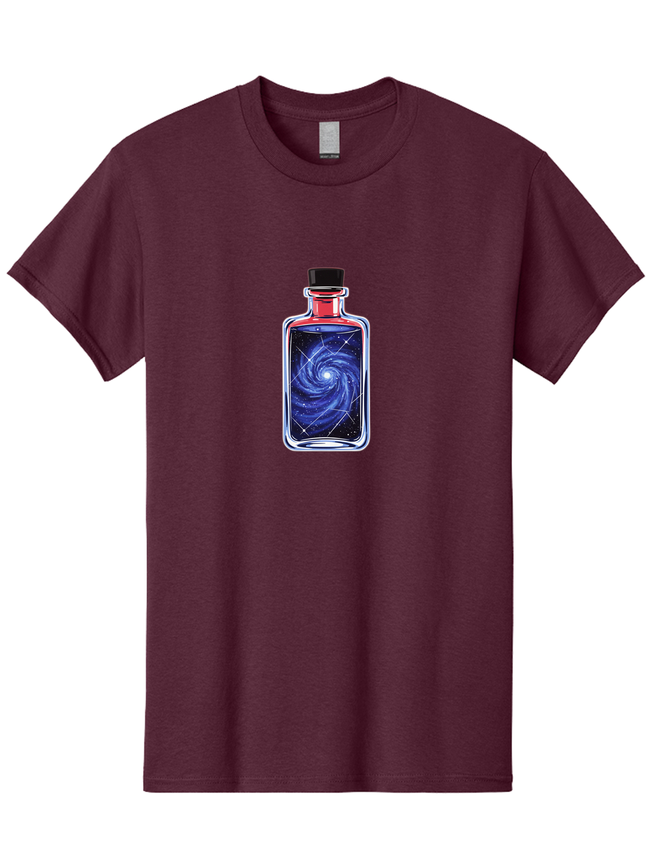 Galaxy-In-A-Bottle-33 Men'S Graphic Tee, 100% Cotton, Comfortable Casual Summer Wear, Machine Washable, Vintage Camera, Old Camera, Antique Camera, Black Camera, Classic Photography, Photography Equipment, Nostalgic Device, Film Camera, Bai989