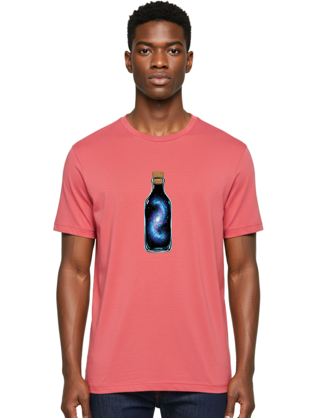 Galaxy-In-A-Bottle-36 Men'S Graphic Tee, 100% Cotton, Comfortable Casual Summer Wear, Machine Washable, Vintage Camera, Old Camera, Antique Camera, Black Camera, Classic Photography, Photography Equipment, Nostalgic Device, Film Camera, Bai992