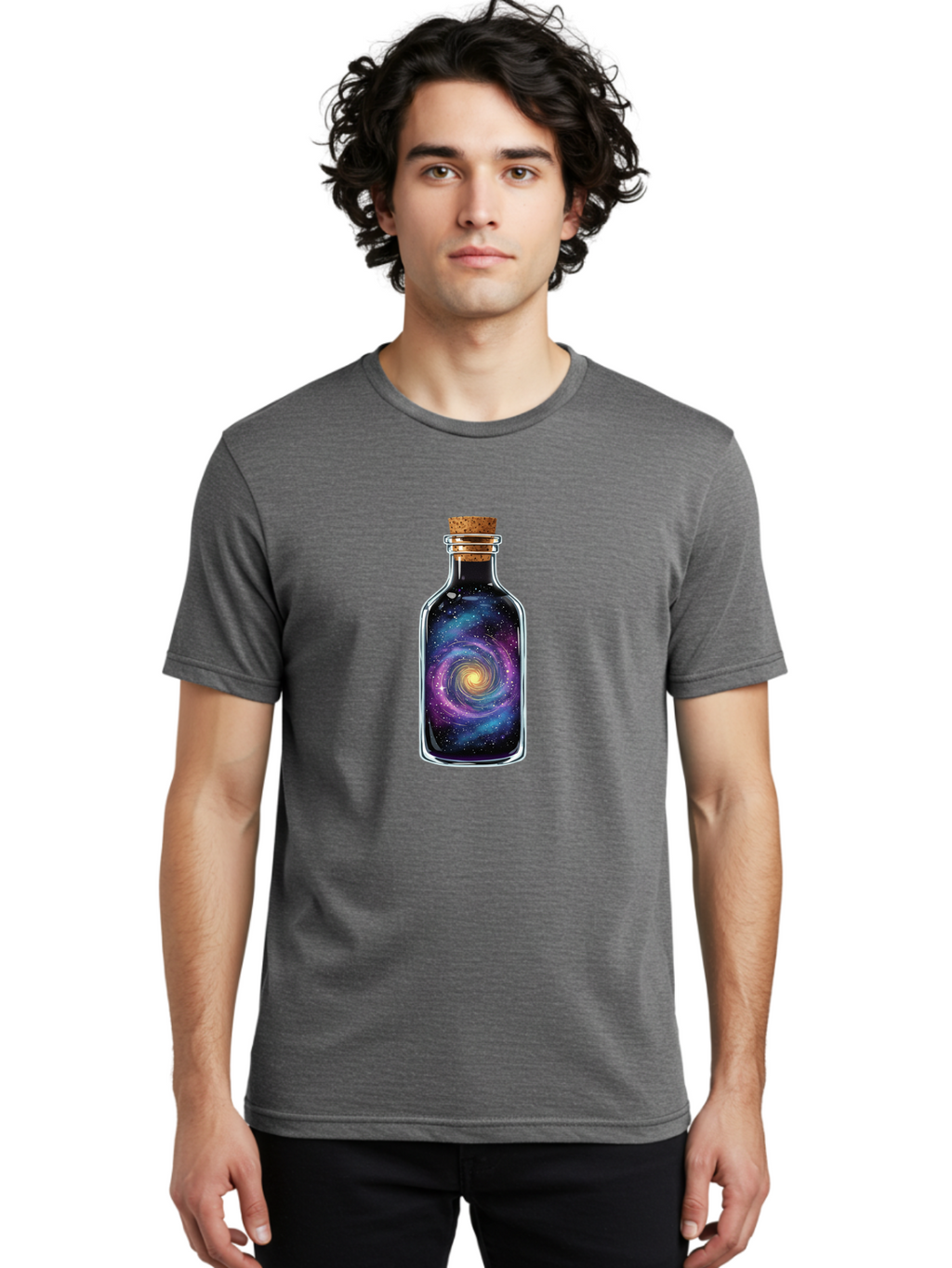 Galaxy-In-A-Bottle-37 Men'S Graphic Tee, 100% Cotton, Comfortable Casual Summer Wear, Machine Washable, Vintage Camera, Old Camera, Antique Camera, Black Camera, Classic Photography, Photography Equipment, Nostalgic Device, Film Camera, Bai993