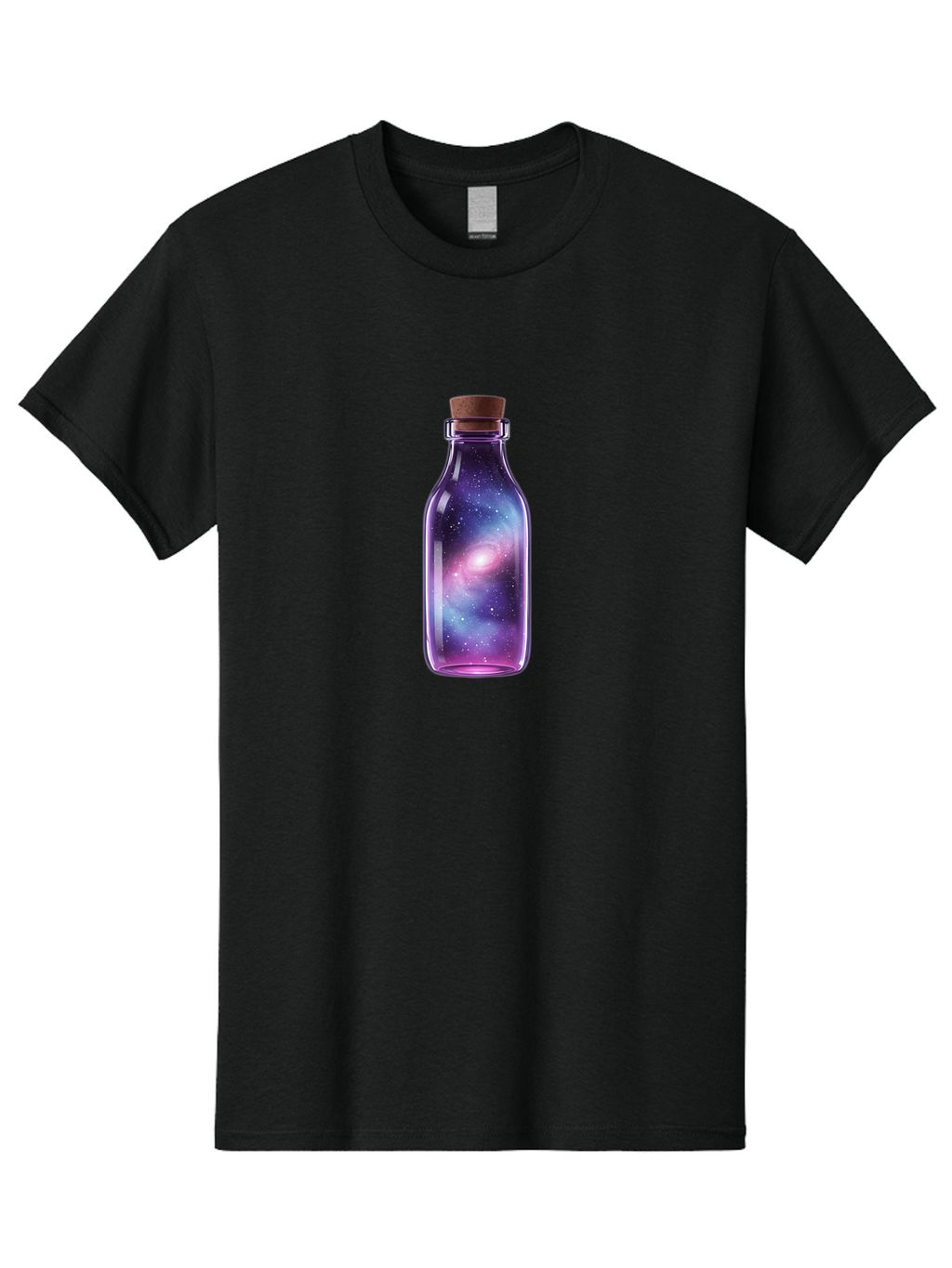Galaxy-In-A-Bottle-4 Men'S Graphic Tee, 100% Cotton, Comfortable Casual Summer Wear, Machine Washable, Vintage Camera, Old Camera, Antique Camera, Black Camera, Classic Photography, Photography Equipment, Nostalgic Device, Film Camera, Bai996
