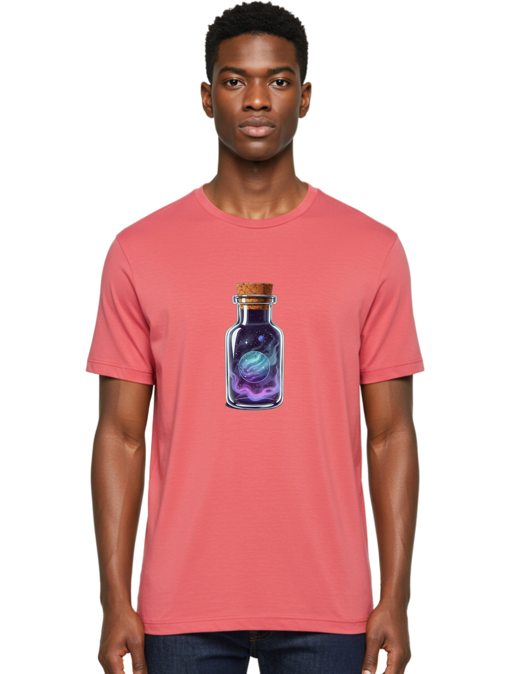 Galaxy-In-A-Bottle-40 Men'S Graphic Tee, 100% Cotton, Comfortable Casual Summer Wear, Machine Washable, Vintage Camera, Old Camera, Antique Camera, Black Camera, Classic Photography, Photography Equipment, Nostalgic Device, Film Camera, Bai997