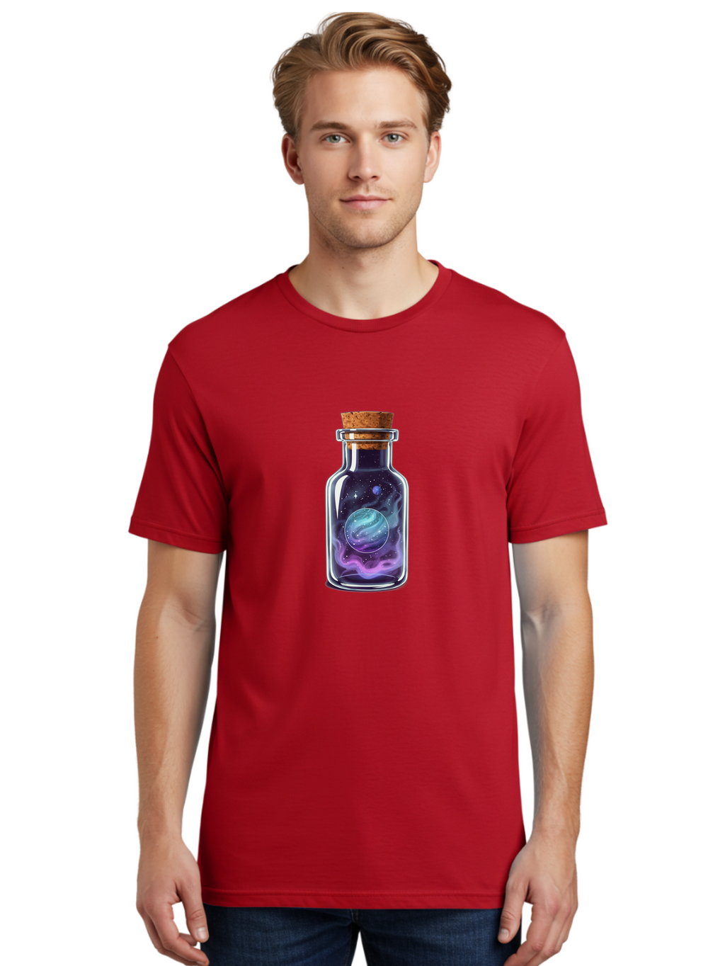 Galaxy-In-A-Bottle-40 Men'S Graphic Tee, 100% Cotton, Comfortable Casual Summer Wear, Machine Washable, Vintage Camera, Old Camera, Antique Camera, Black Camera, Classic Photography, Photography Equipment, Nostalgic Device, Film Camera, Bai997