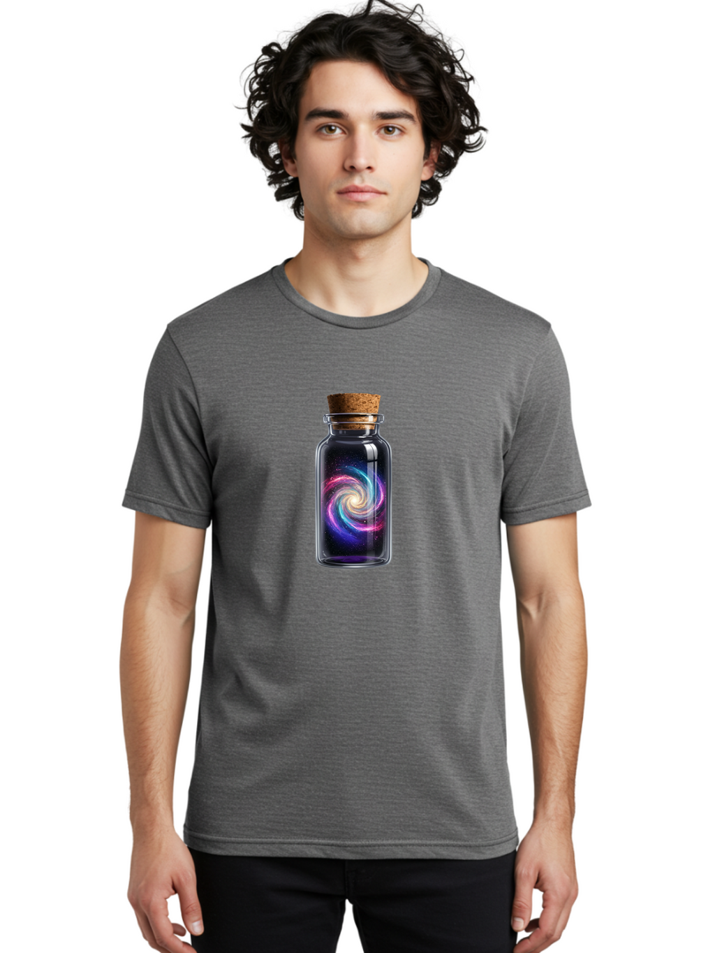 Galaxy-In-A-Bottle-41 Men'S Graphic Tee, 100% Cotton, Comfortable Casual Summer Wear, Machine Washable, Vintage Camera, Old Camera, Antique Camera, Black Camera, Classic Photography, Photography Equipment, Nostalgic Device, Film Camera, Bai998
